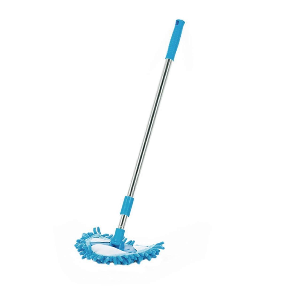 Telescopic Rotatable Mop Triangular Lightweight Corner Reach With Adjustable Length 360 Degree Rotation Glass Floors