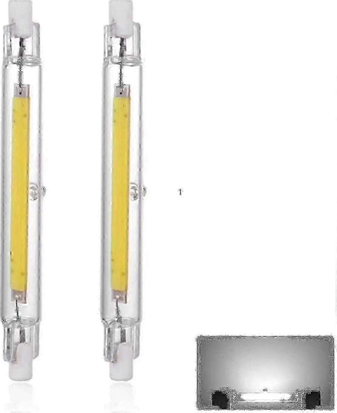 R7s 118mm 40w Led Lamp Koel Wit 6000k, 3000lm, J118 400w Halogeenlamp Equivalent, Dimbaar, 360 Graden Lineair 40w R7s Tw Editie A