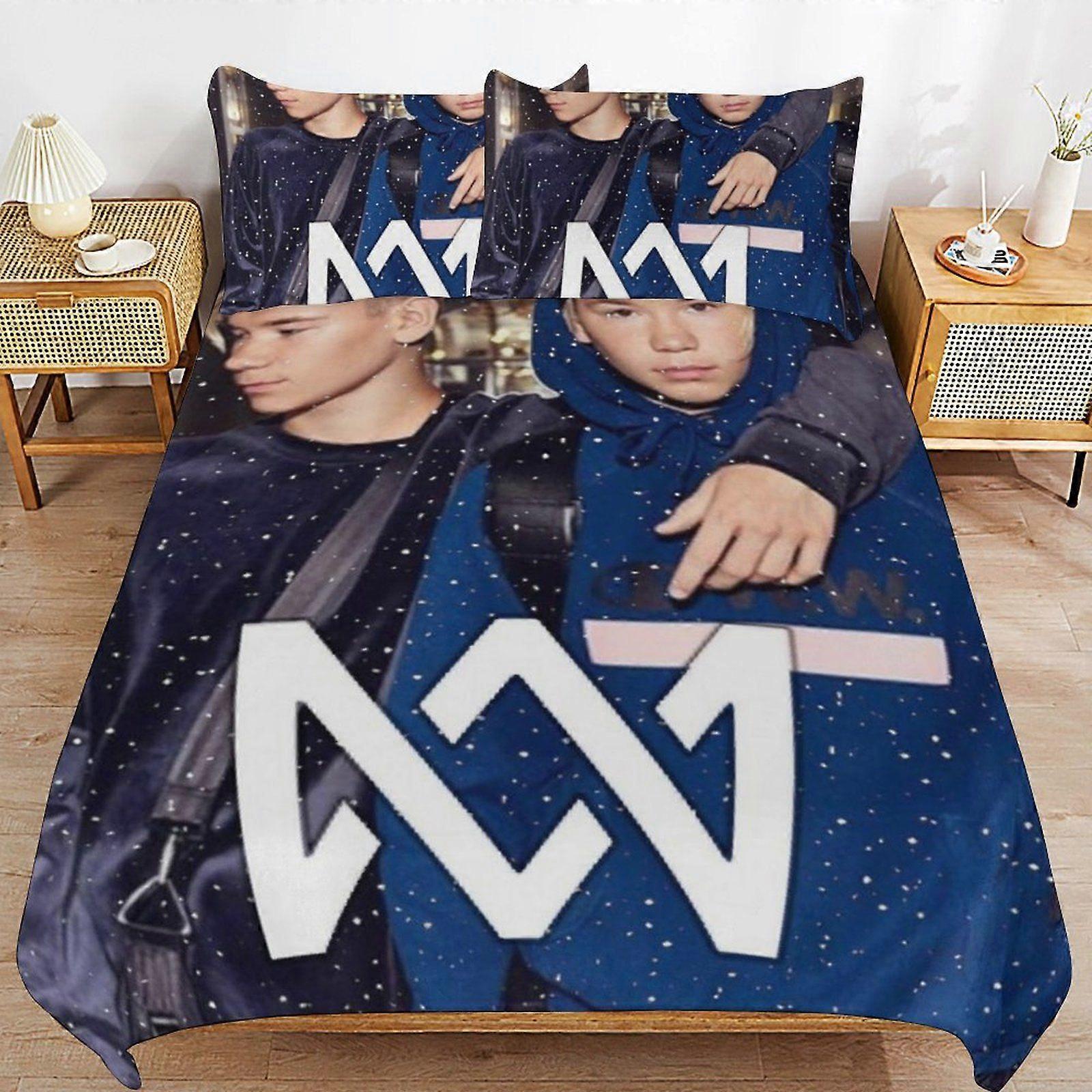 w400 marcus martinus Quality Weave Breathable Surface Soft Finish Durable Zipper Duvet Cover Sets for Comfort Sleep u400