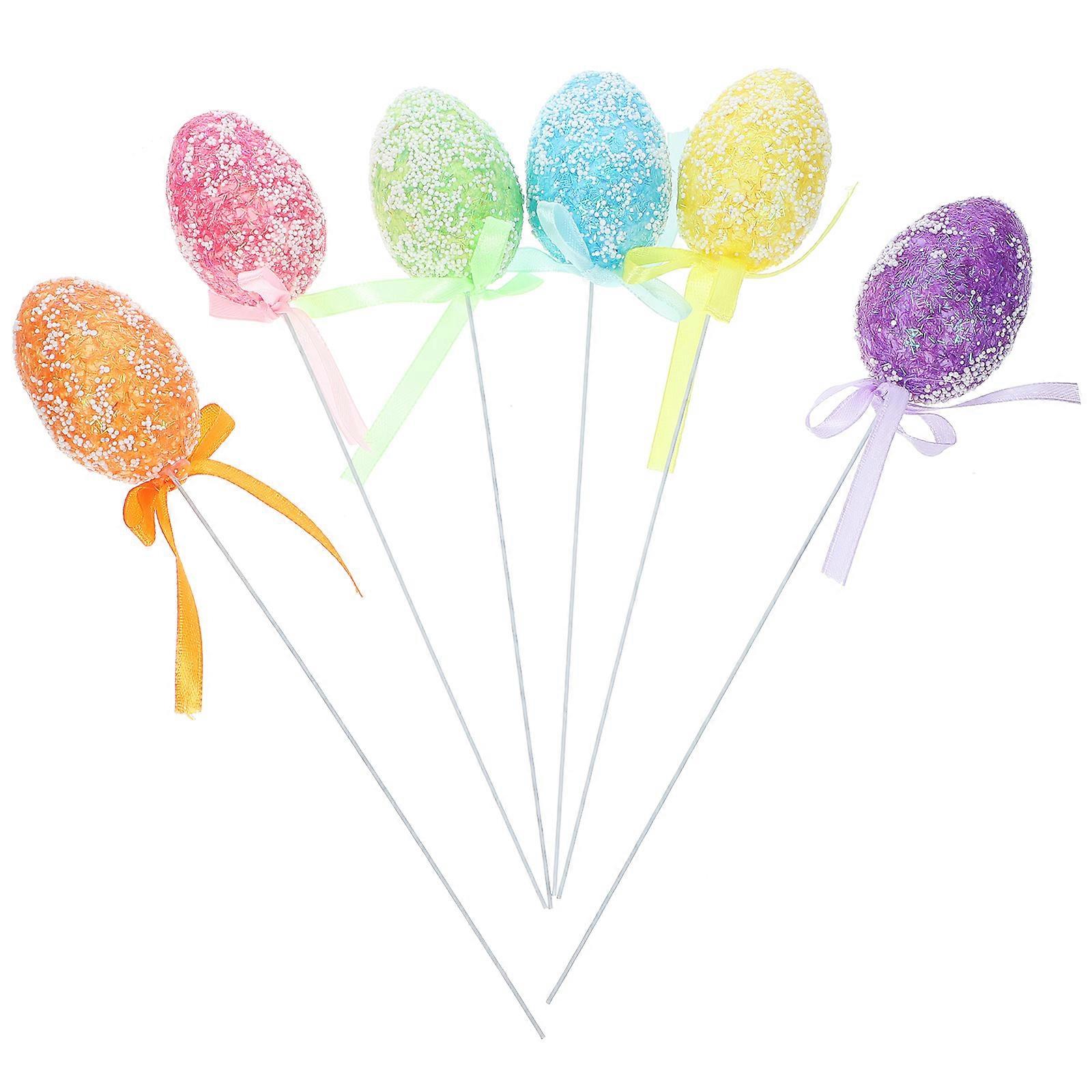 Artificial Egg Branches DIY Crafts Easter Floral Arrangement General Consumers 24Pcs