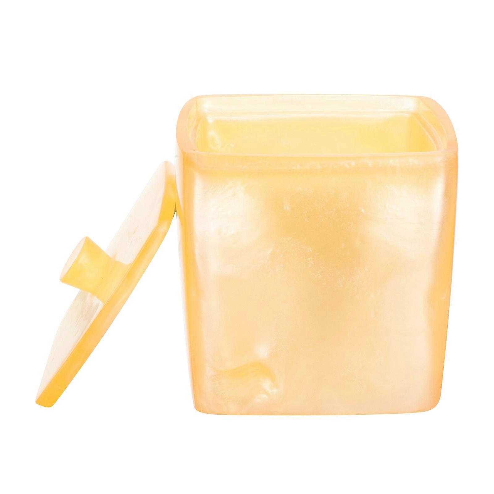 Toothpick Organizing Box Cotton Pad Storage Box with Lid for Storage 2Pcs