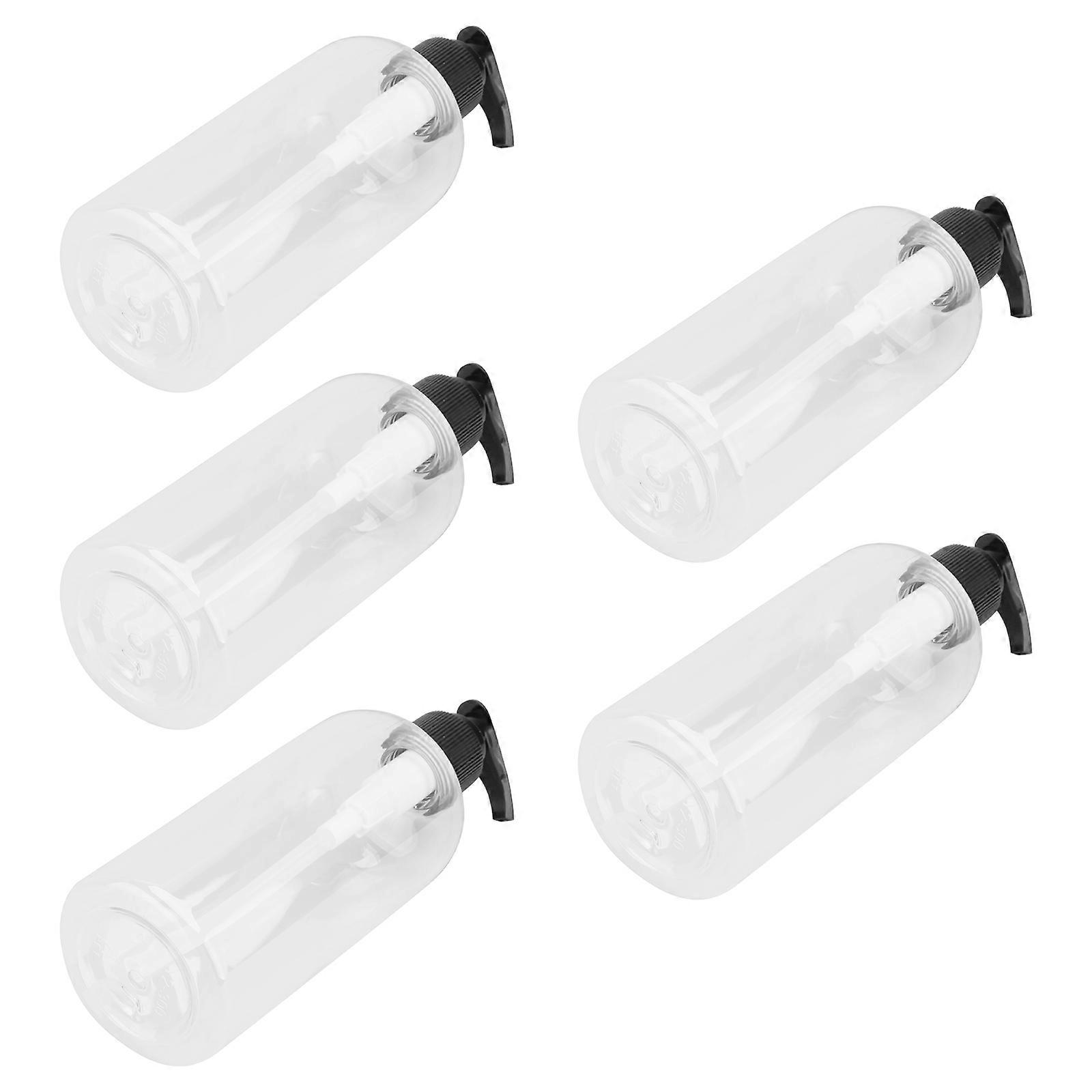 Travel Bottles Press Pump Bottle for Storage 10Pcs Black Refillable