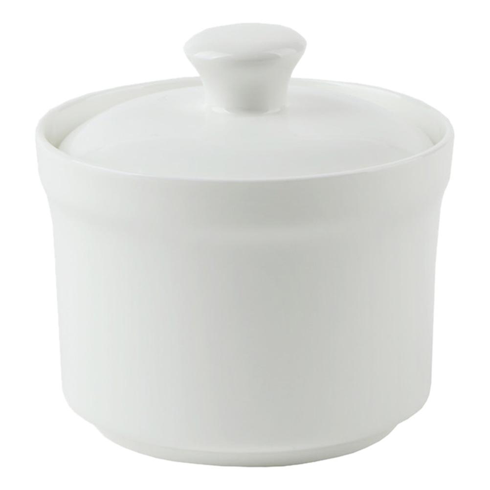 Kitchen Tableware Ceramic Stew Bowl for Soup Pot 6Pcs with Lid