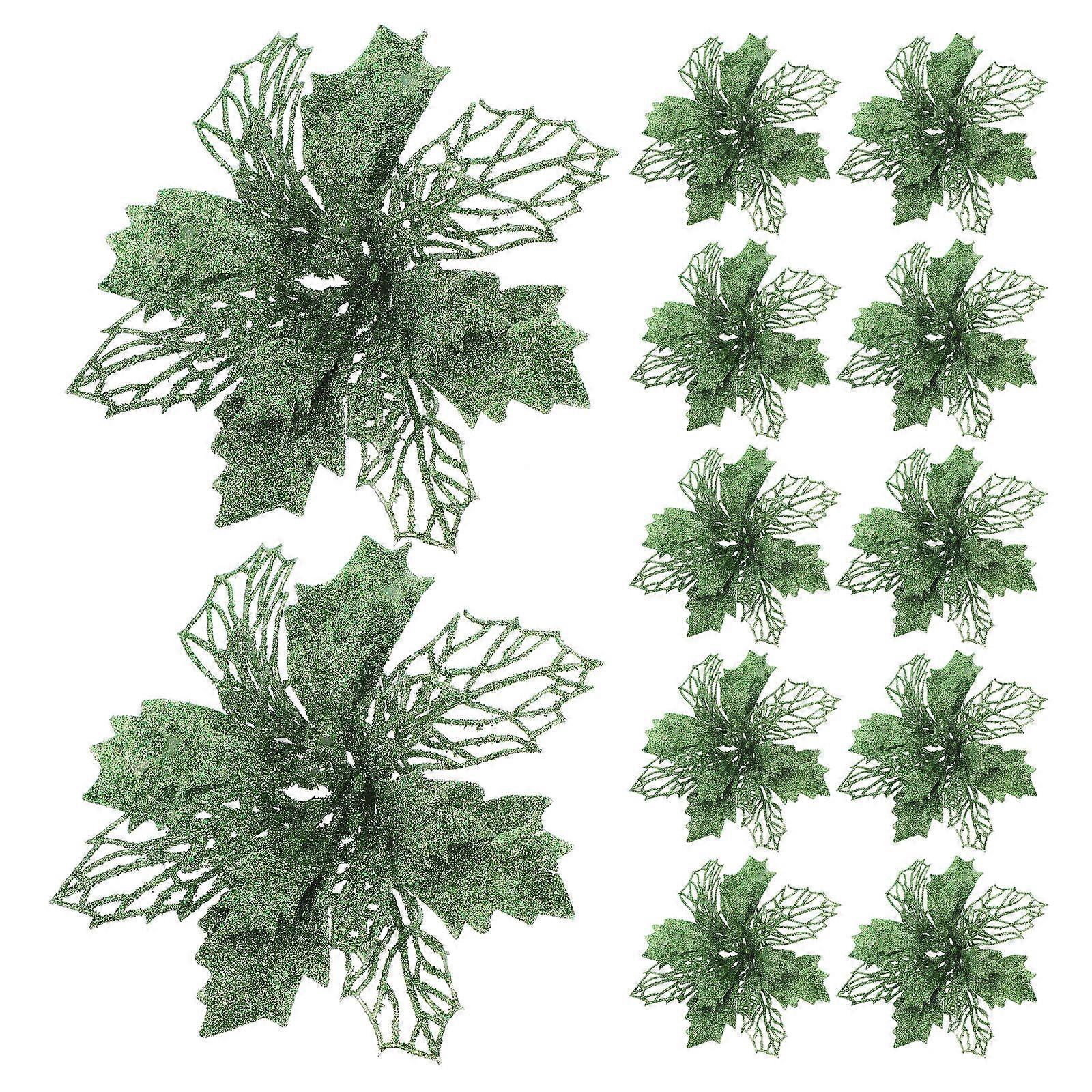 Simulation Flowers Christmas Tree Decors for Party Decoration 3Sets