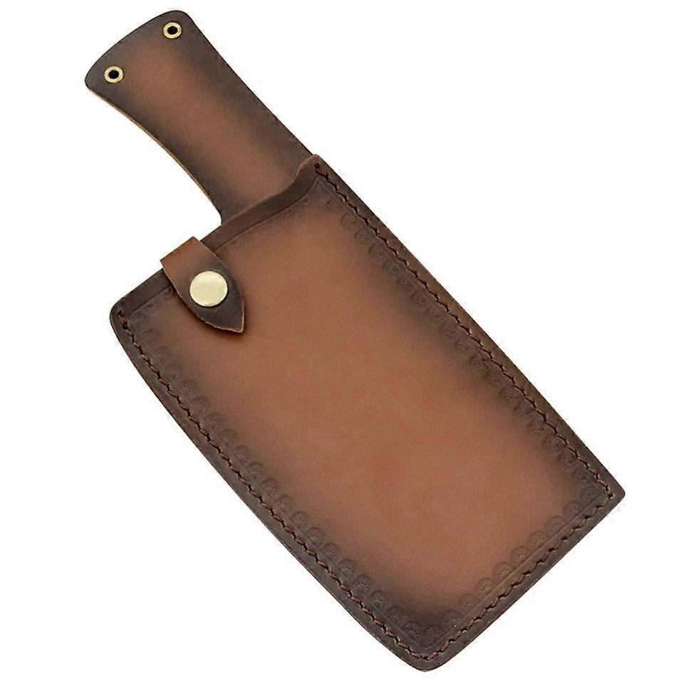 Protective Knife Cover, Kitchen Camping Knives Storage Case, Brown Artificial Material