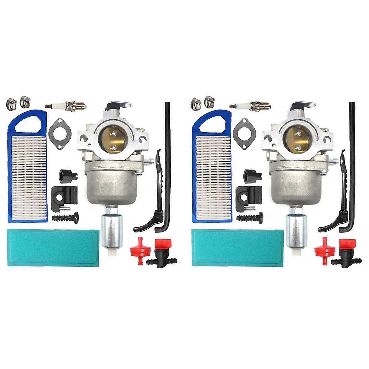 2X 799727 Carburetor for & Stratton 799727 698620 794572 14HP 15HP Intek Engines Lawn Tractor Mower