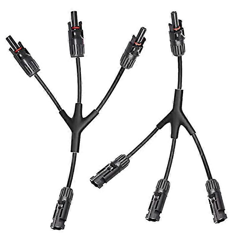 Y Branch Solar Connectors Solar Panel Parallel Adapter 1 Pair Tool