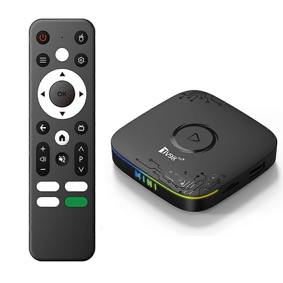 TV98 ATV MINI TV Box Android 14 ATV Ultra HD 8K Video 2.4/5G Wifi6 Media Player Portable Player Supp