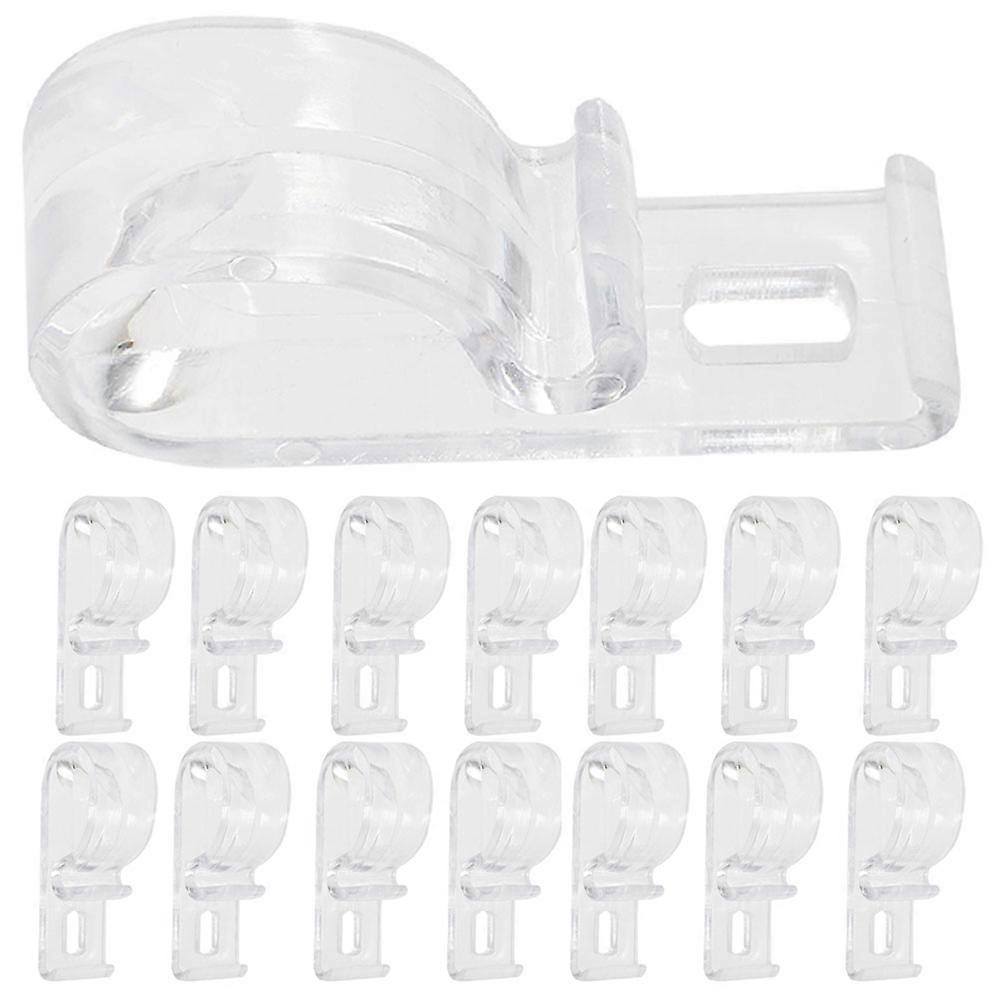 Roller Blind Clips Curtain Hooks Transparent for Fixing 40Pcs Chain Clips