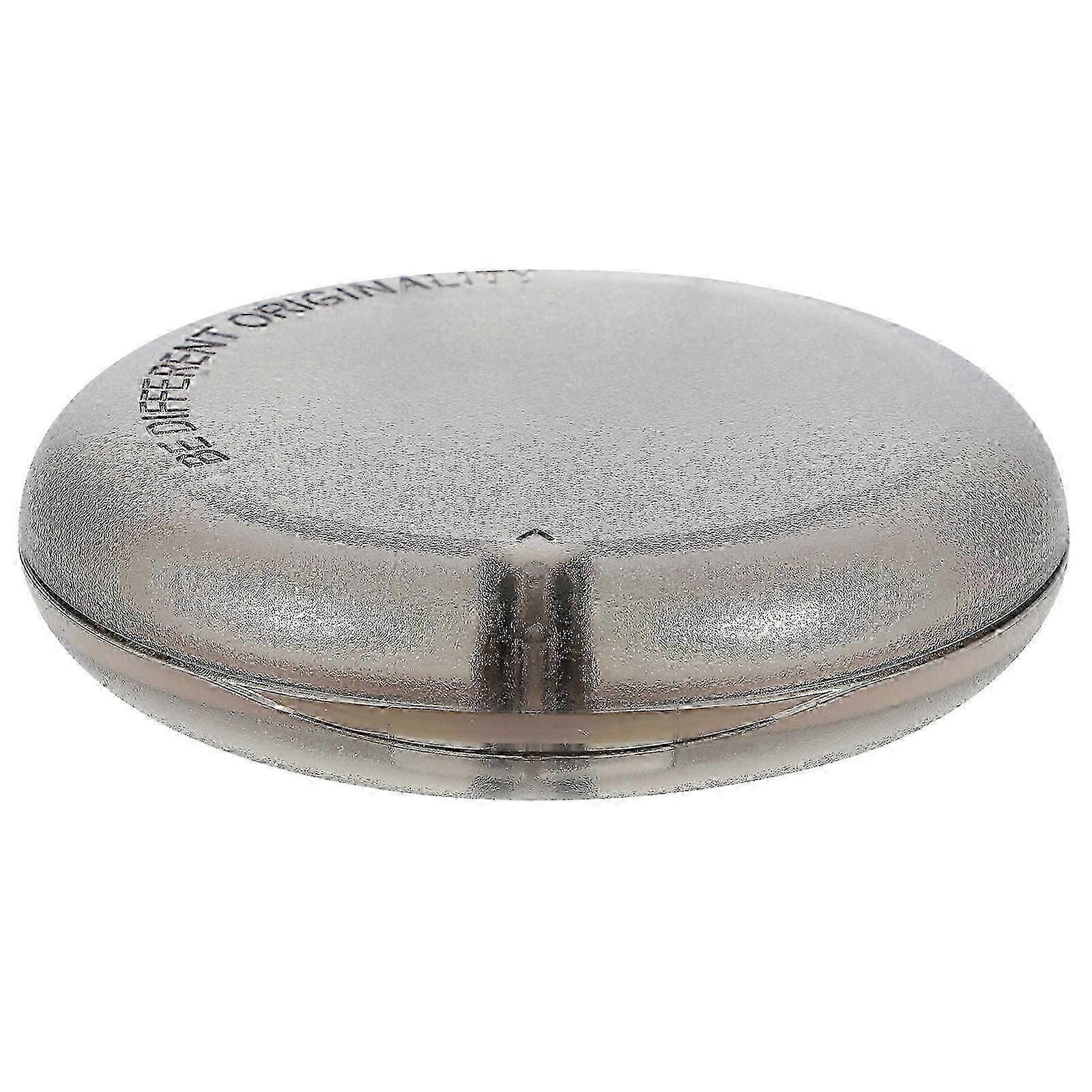 Portable Retainer Storage Box Small Denture Case Holder For Elders Black Compact Design With Safety Locking Closure 1Pcs