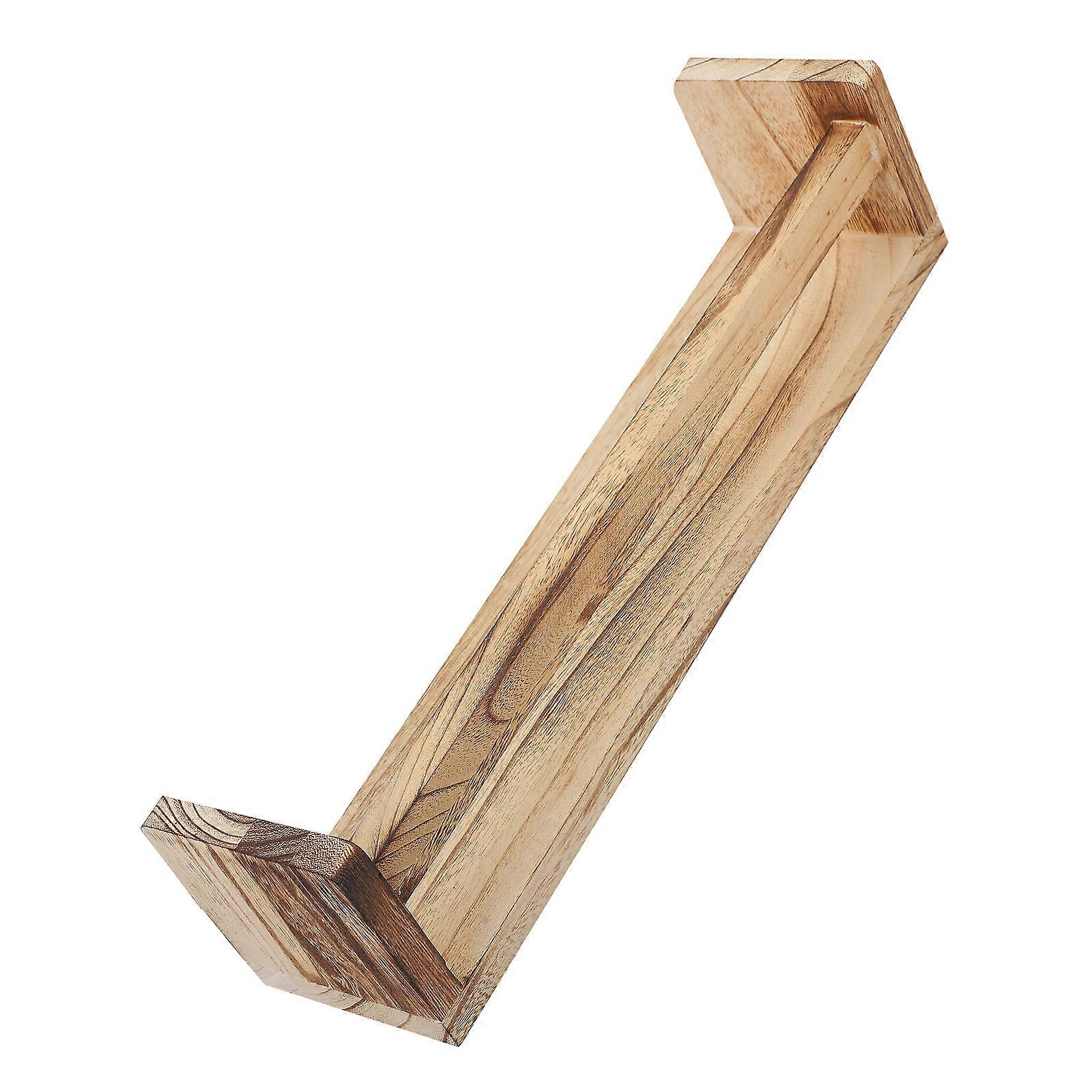 Dark Brown Spice Rack for Wall Kitchen Organizer with Storage Rack