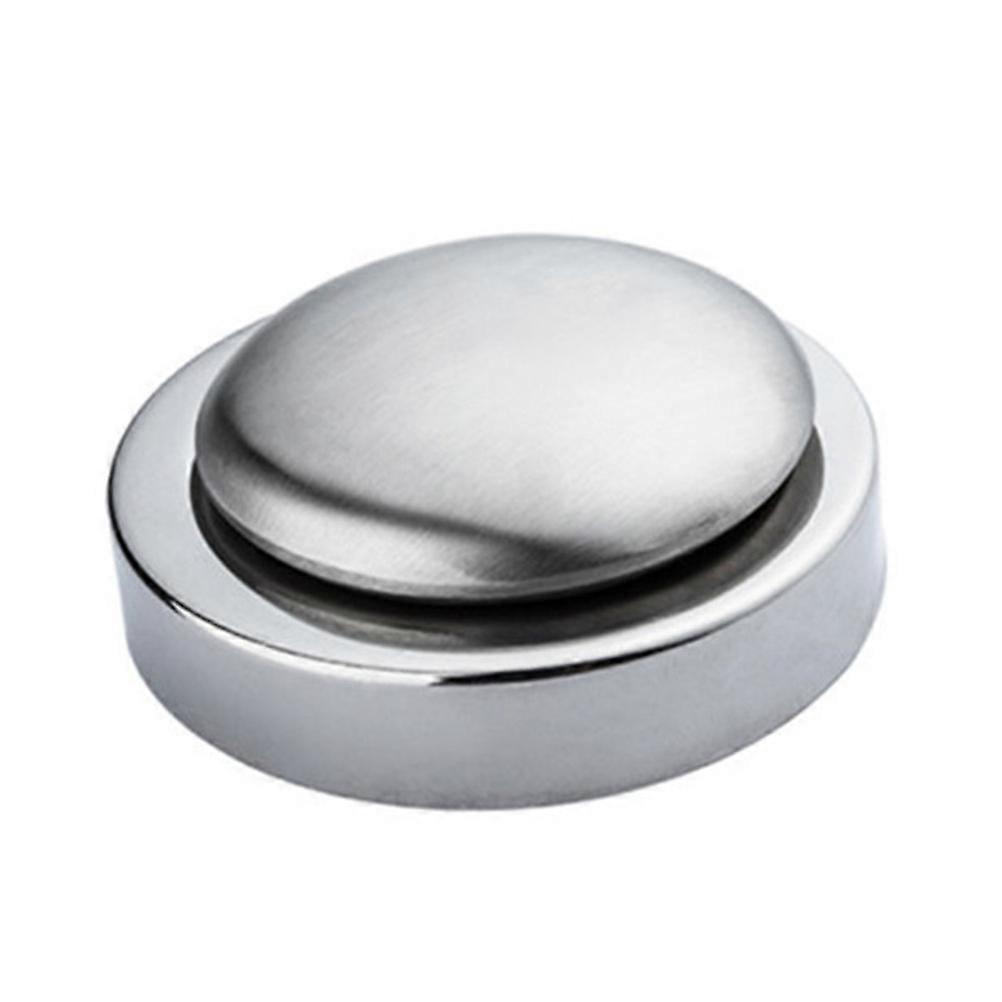 Odor Removing Stainless Soap Kitchen Use Cleaner Round Shape 7.2X6.2CM Useful 1 Set