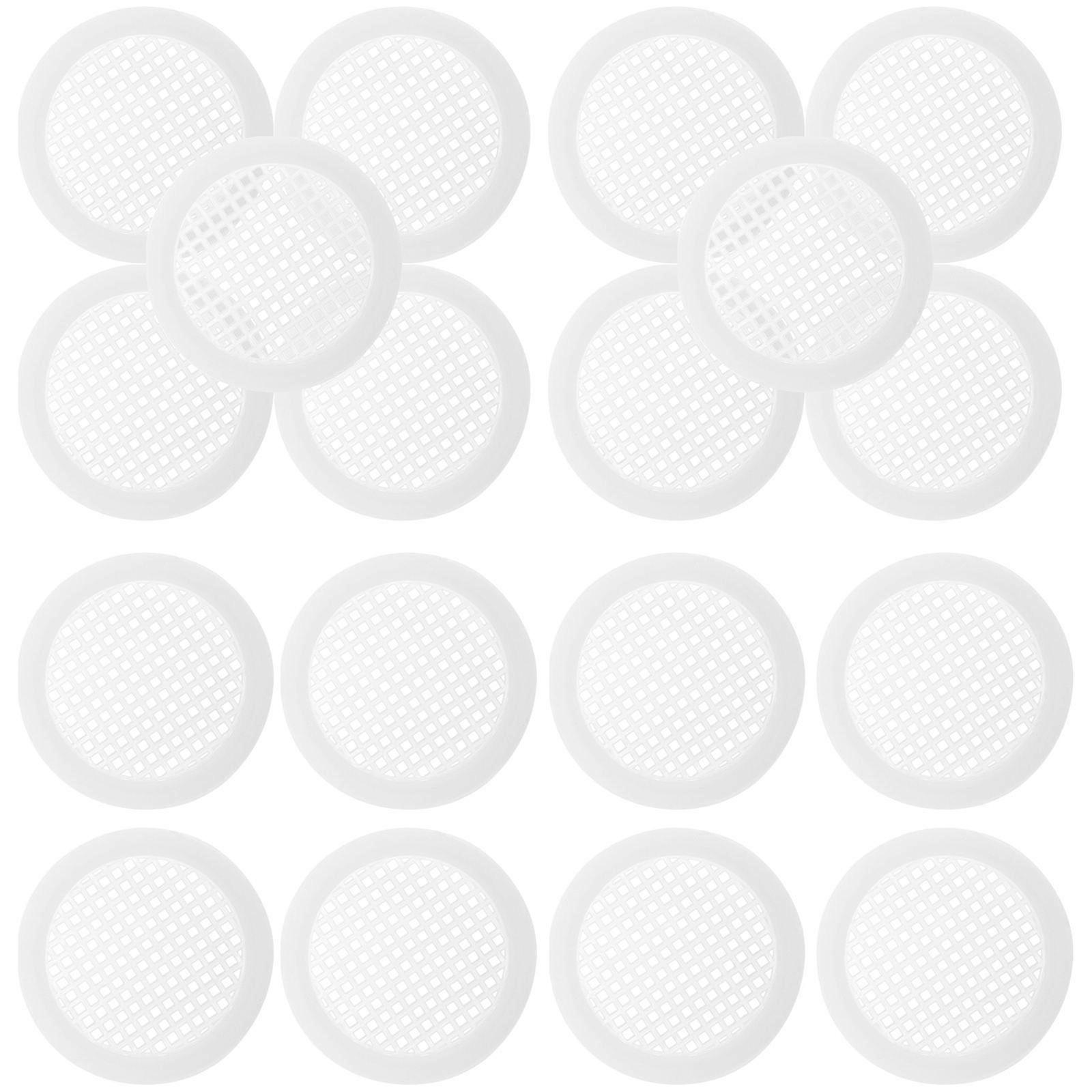 Soffit Vent Cabinet Door Ventilation for Kitchen Use 80Pcs White Plastic