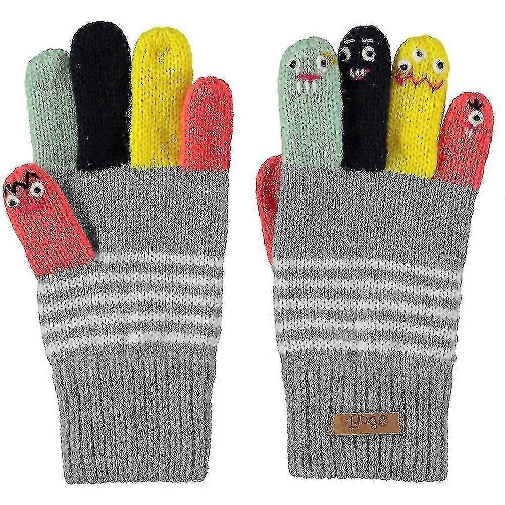 Barts gutter & jenter marionett varme og myke tegn vinterhansker