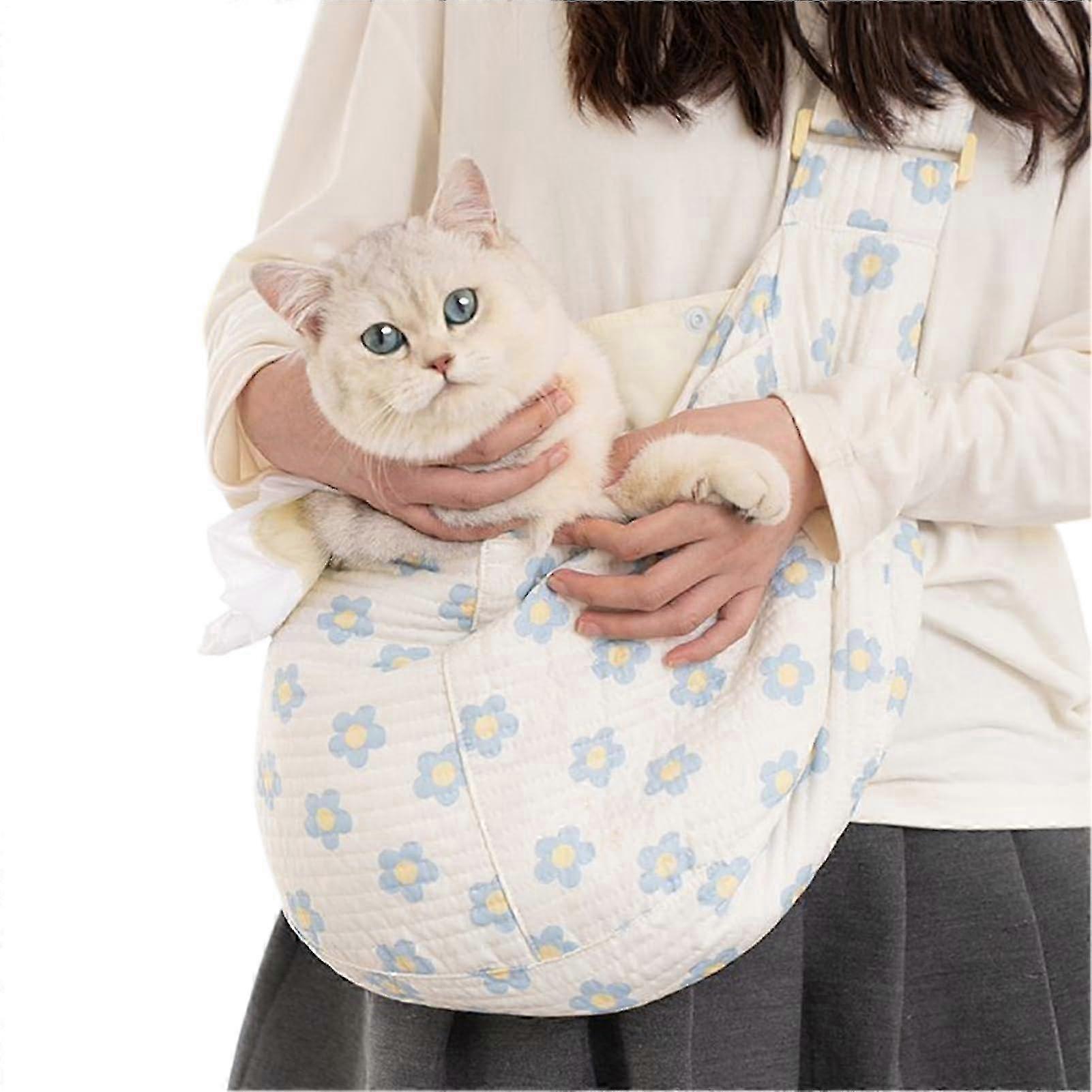 Cat carrier bag Breathable carrying strap, Light jacket with comfortable secure strap miao7