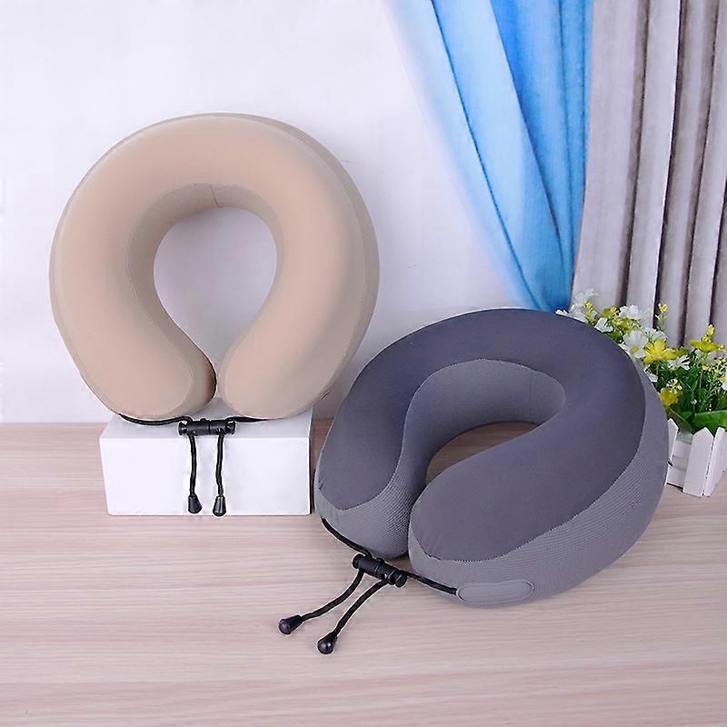 Memory foam U-shaped pillow for traveling, U-shaped pillow for airplanes and cars, U-shaped sleeping pillow, neck pillow