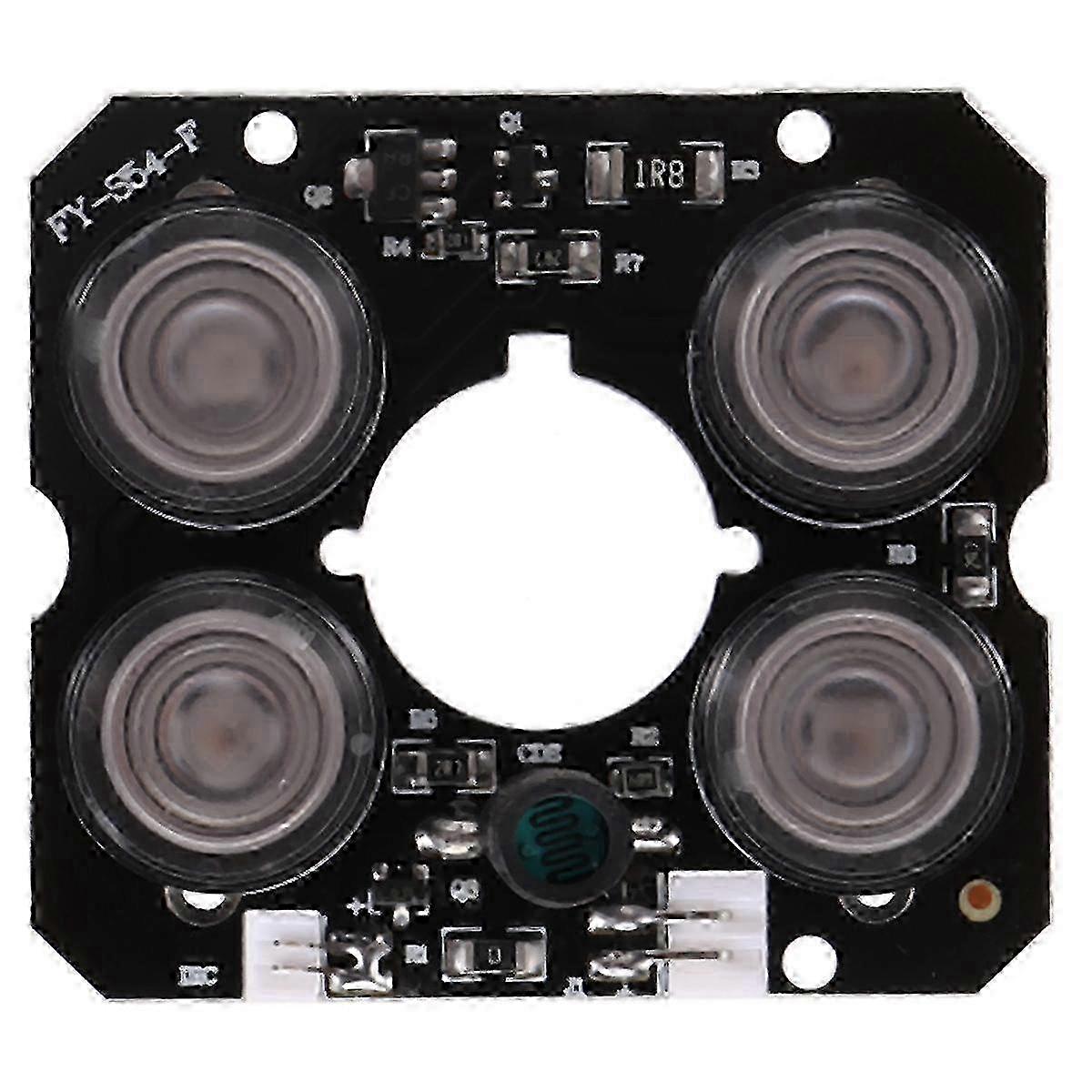 25-26 Infrared night vision light for CCTV cameras - 4 array IR LED spot light with 52mm diameter