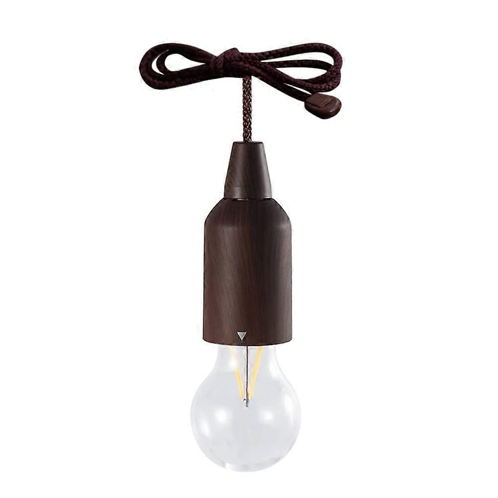Pull Cord Light Bulb Model A Battery Powered LED Lantern For Indoor Outdoor Camping And Emergency Use