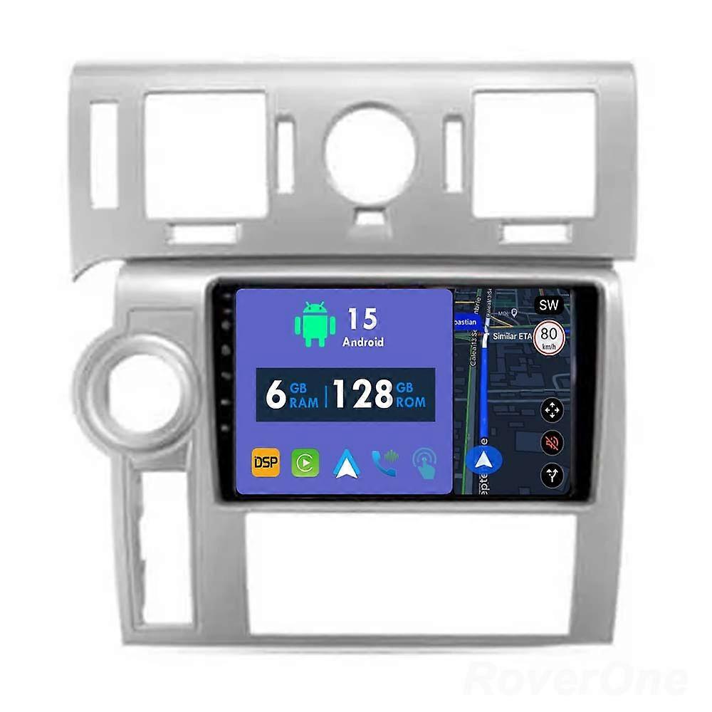 Car Radio 6G+128G CarPlay GPS Navigation Head Unit for Hummer H2 E85 2007 - 2009 Android Auto Bluetooth Stereo Touch Screen