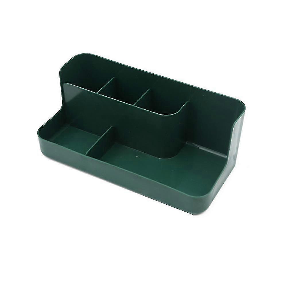 PP Storage Box, Suitable For Remote Control Stationery 5 Compartment Korean Style Storage Box