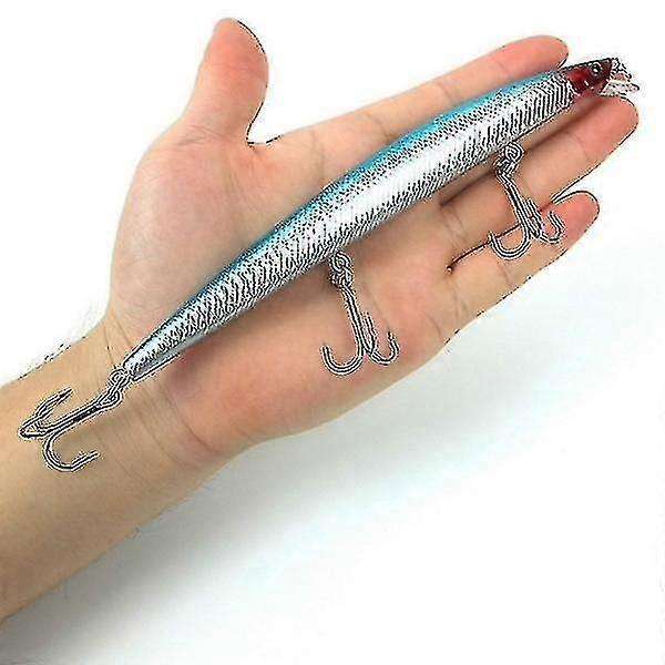 1pcs 18cm / 24g Angeln Köder Angelgerät Minnow Köder Kurbel Köder Angeln Köder Zubehör