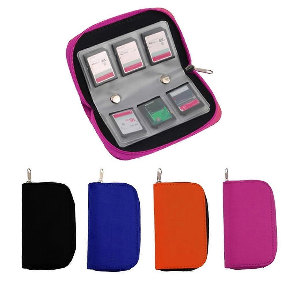 Leaveforme 22 Slots Micro SD Memory Card Storage Zipper Pouch Case Protector Holder Wallet