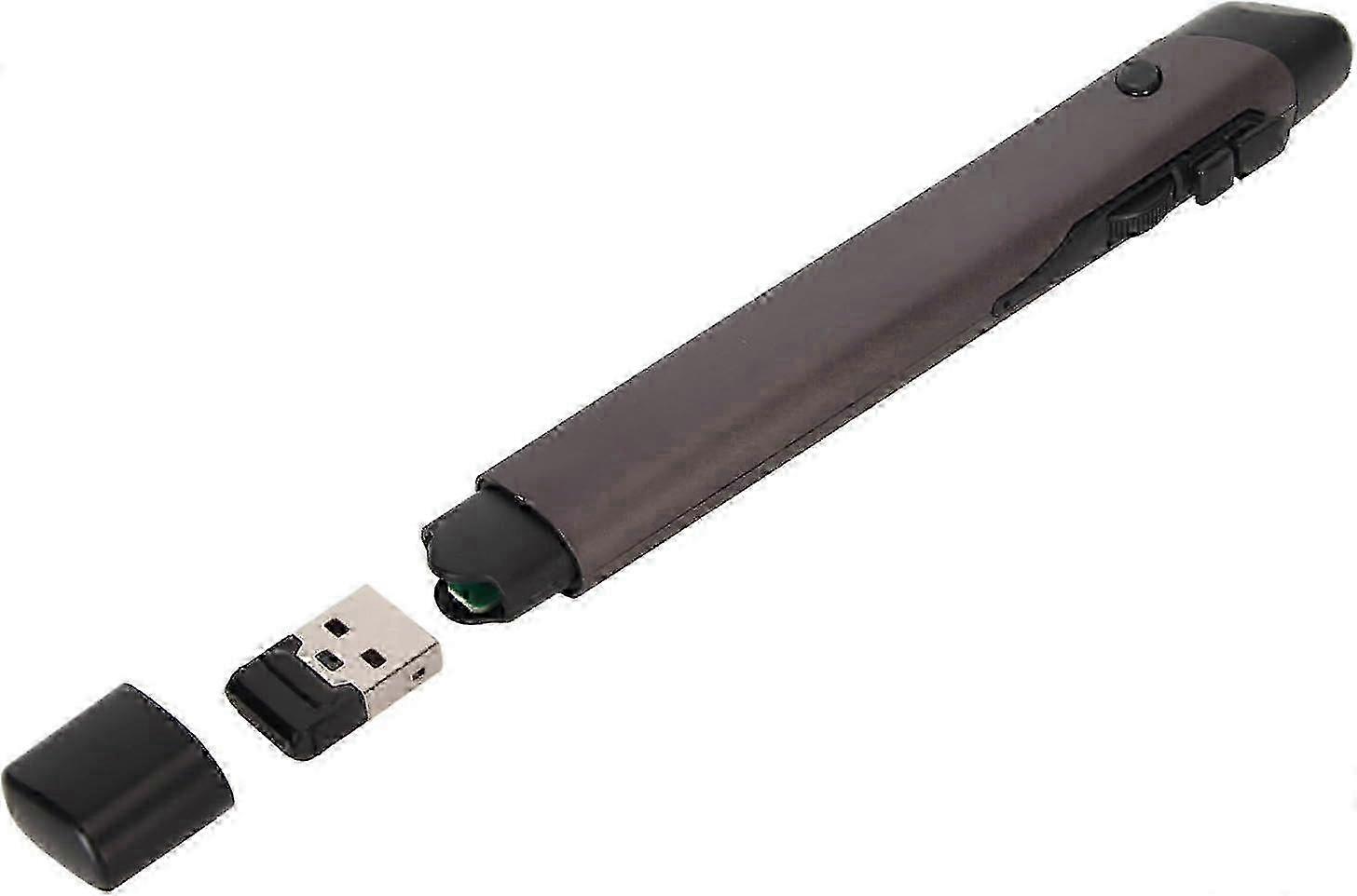 2.4GHz Wireless Optical Pen Mouse with 2 Modes - Rechargeable & Ergonomic for Notebooks & Desktops