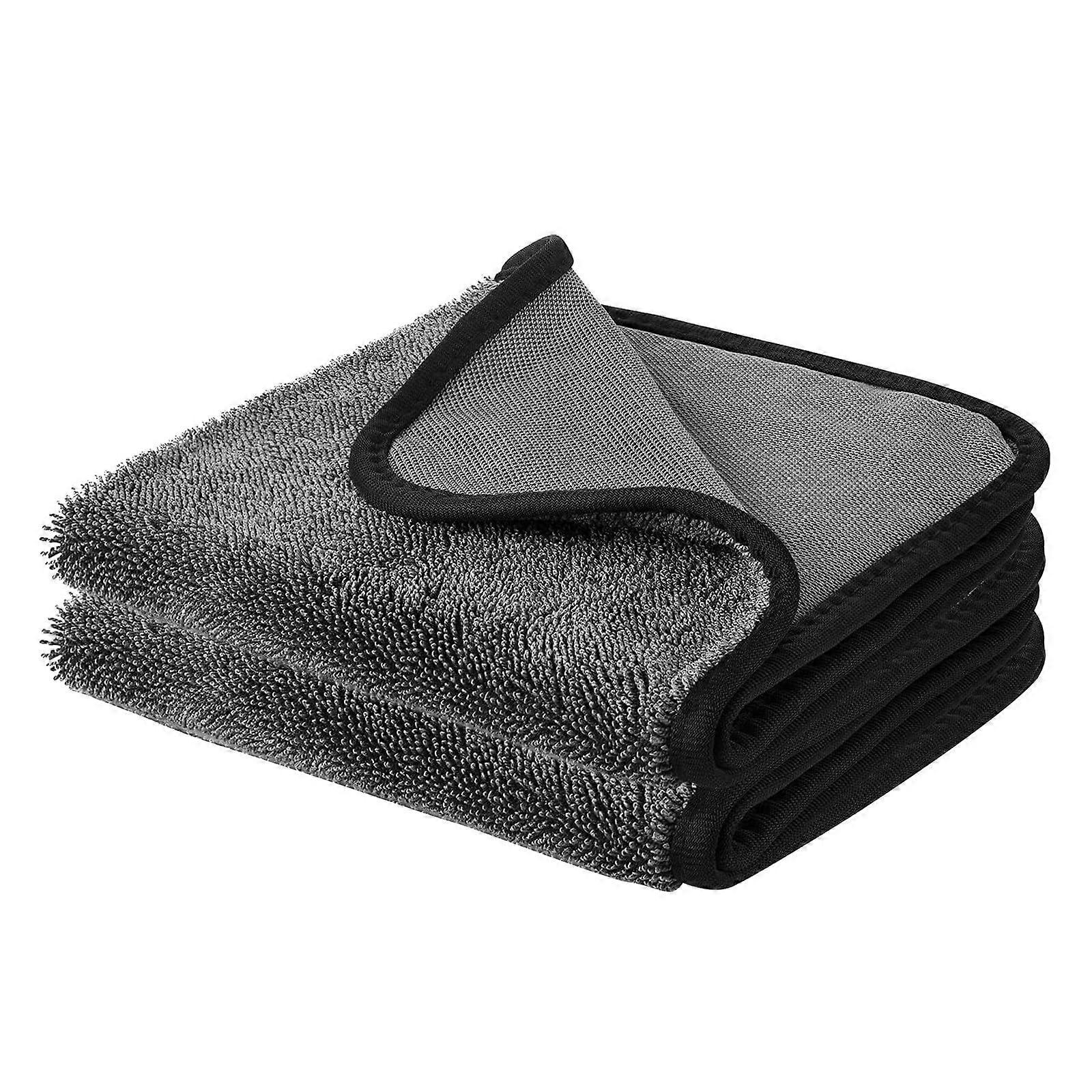 Dry Towel 3Piece QuickDry Microfibre 40x60 Cm Shower Cubicle Towel Set Light Grey GY2 C