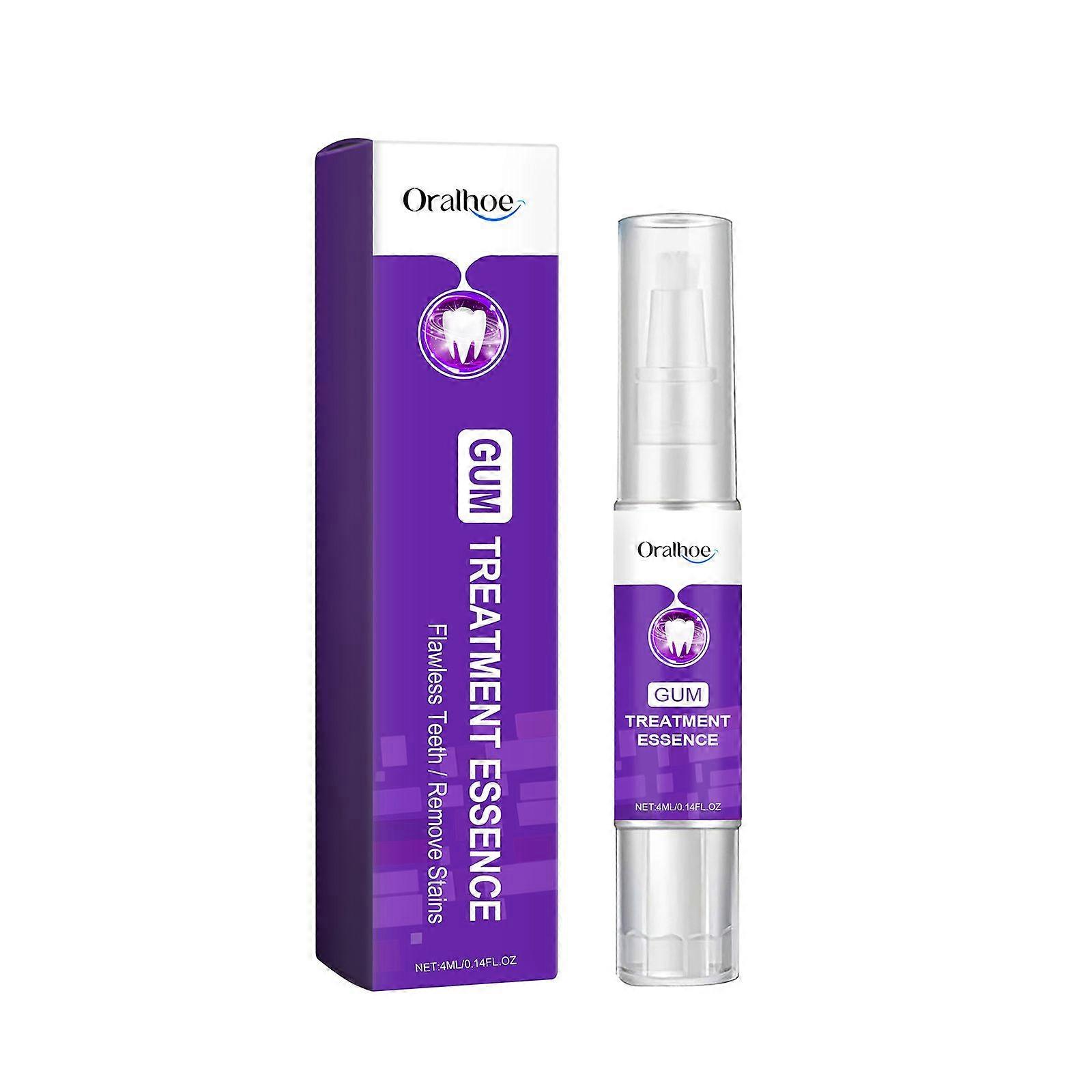 Purple Tooth Whitening Pen Contains Mint Leaf Extract