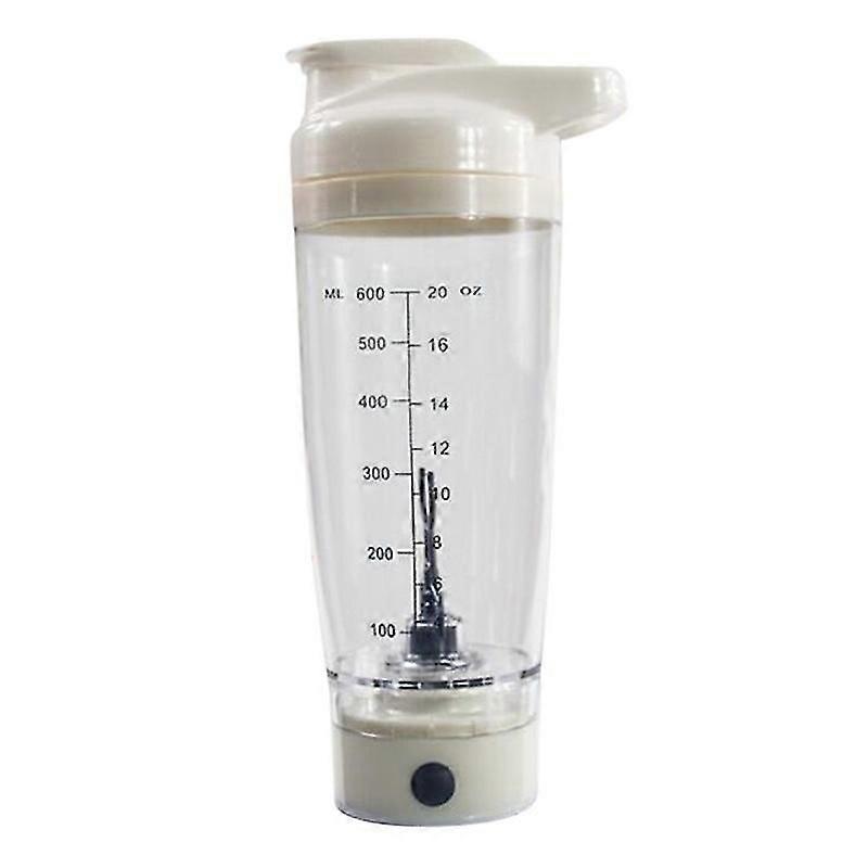 Driven protein shaker flaska, elektrisk protein shaker blender Min vattenflaska Automatisk rörelse Vortex Tornado 600ml gratis avtagbar Smart Mixer Cu