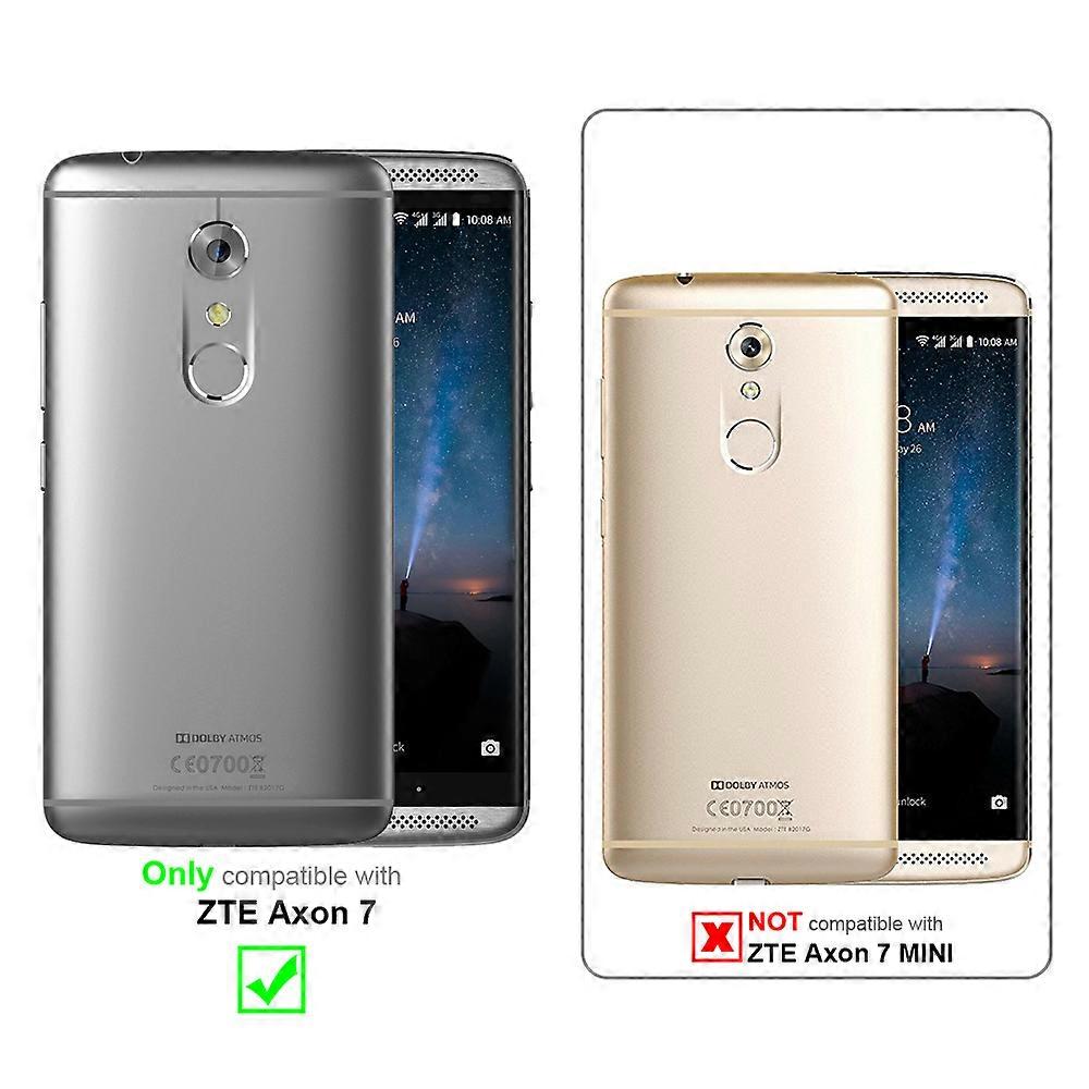 ZTE Axon 7ケース保護ケース - カードスロット付きマット表面