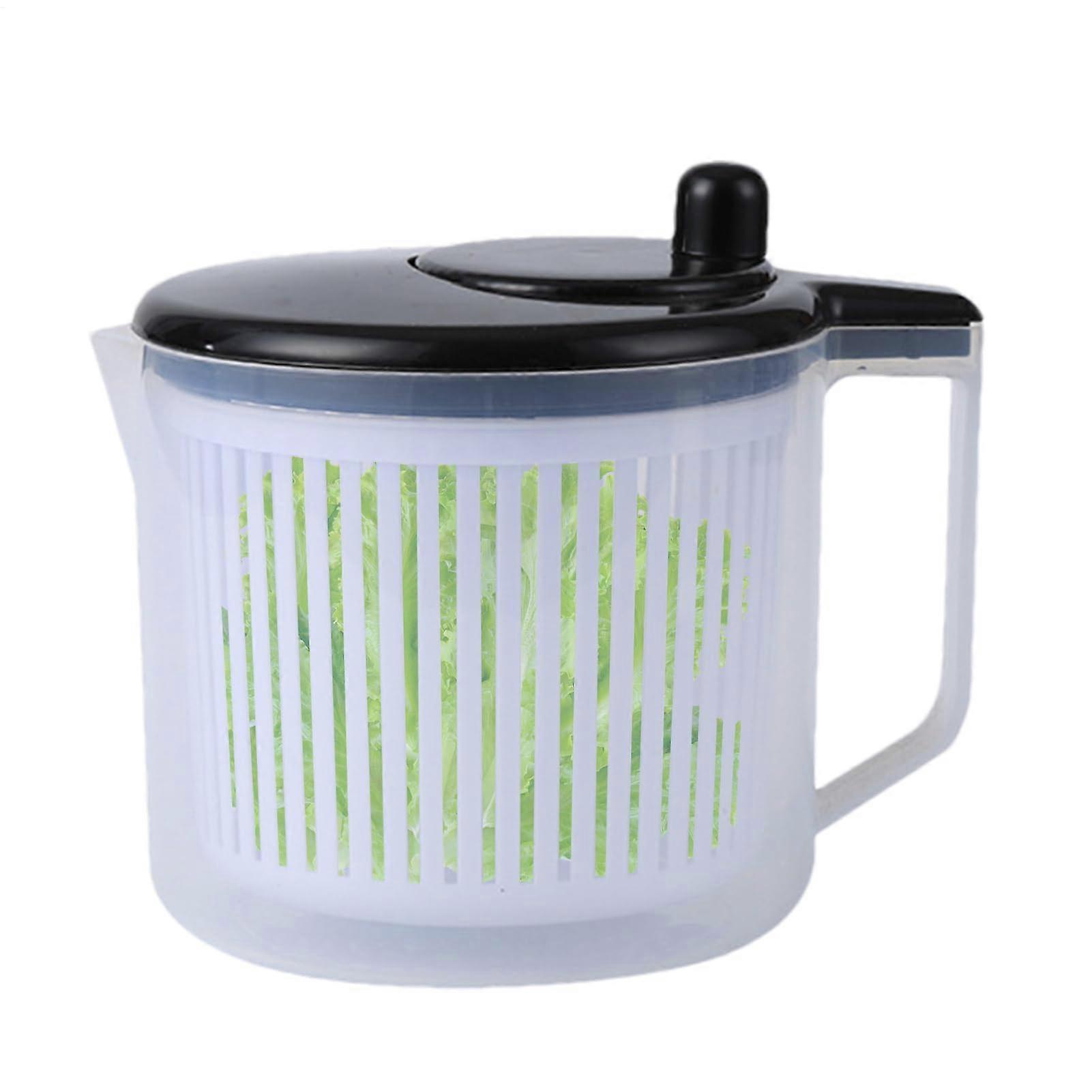 Lettuce Spinner 8.66x6.69x7.28in Manual Salad Spinner Chopper Bowl For Veggies Onion Dumpling Filling Dressing Prep