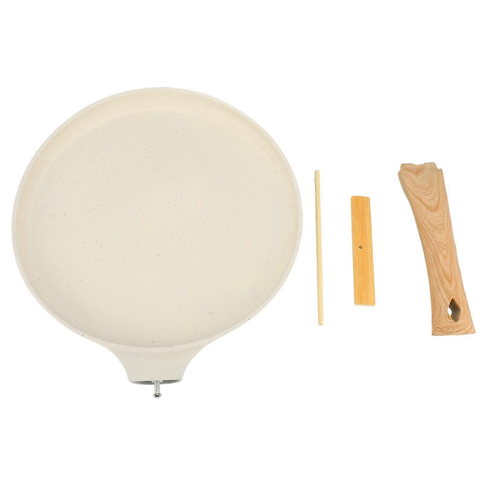 28cm Maifan Stone Frying Pan Skillet Nonstick Multifunction Flat Long Handle Fry Pan with Scraper