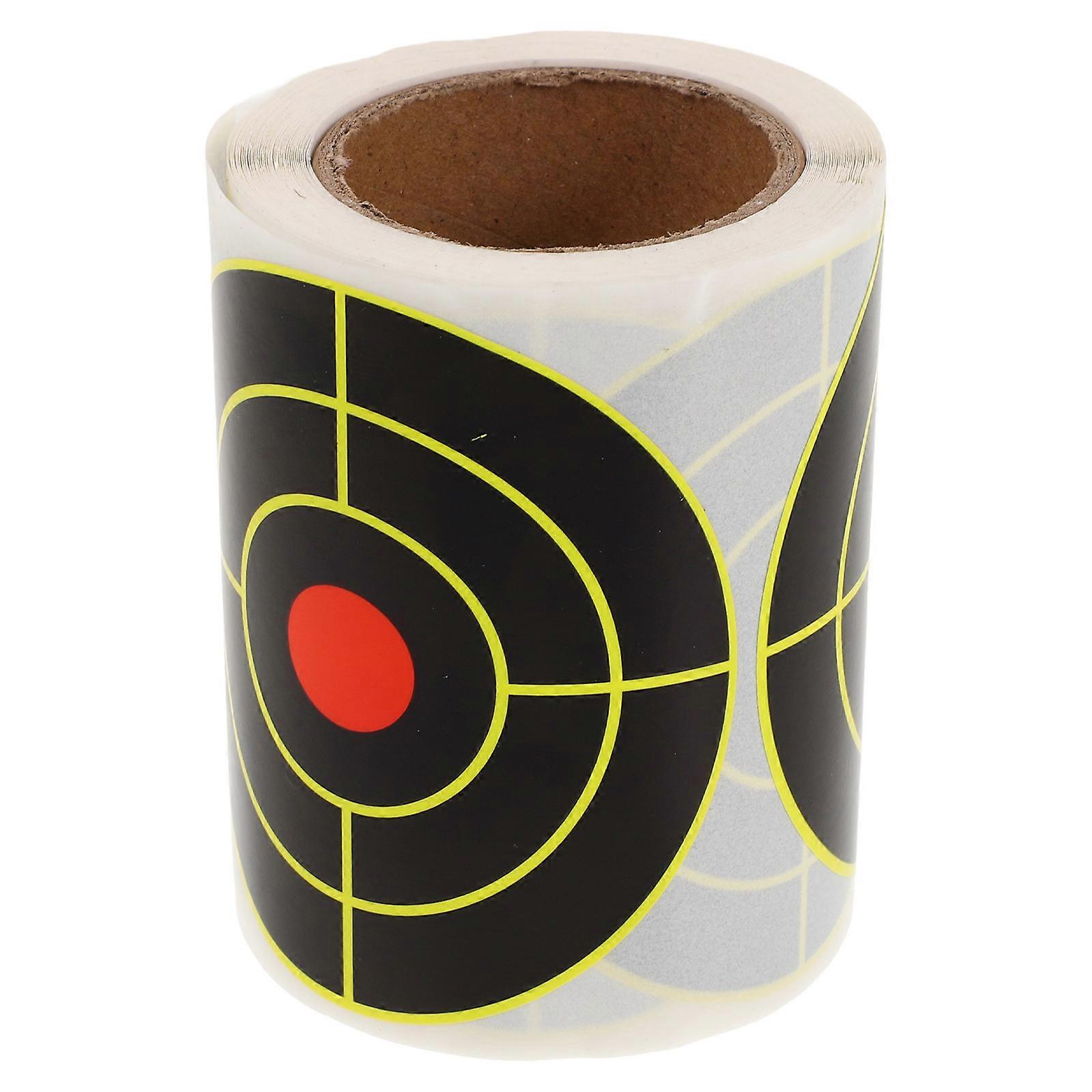 Archery Target Stickers for Precision Shooting 1 Roll Yellow Adhesive Splatter Targets