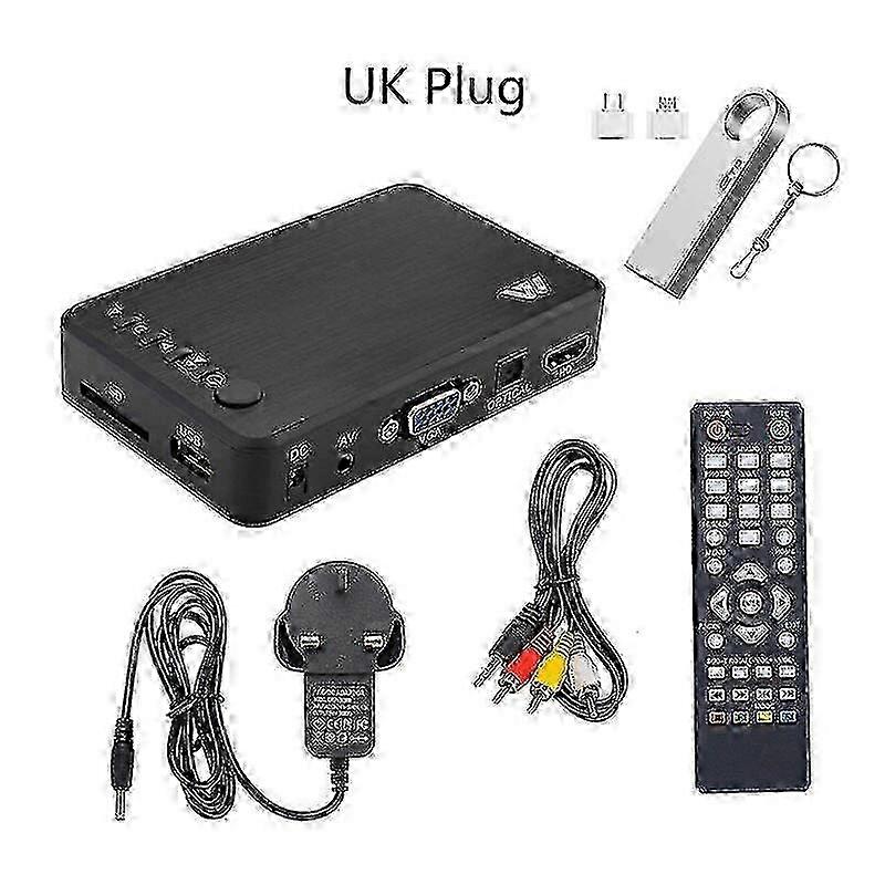 Full Hd Multimedia Player Usb External Hdd Media Player Autoplay -compatible Tv Box Tv Video Av Mkv Avi_Good quality