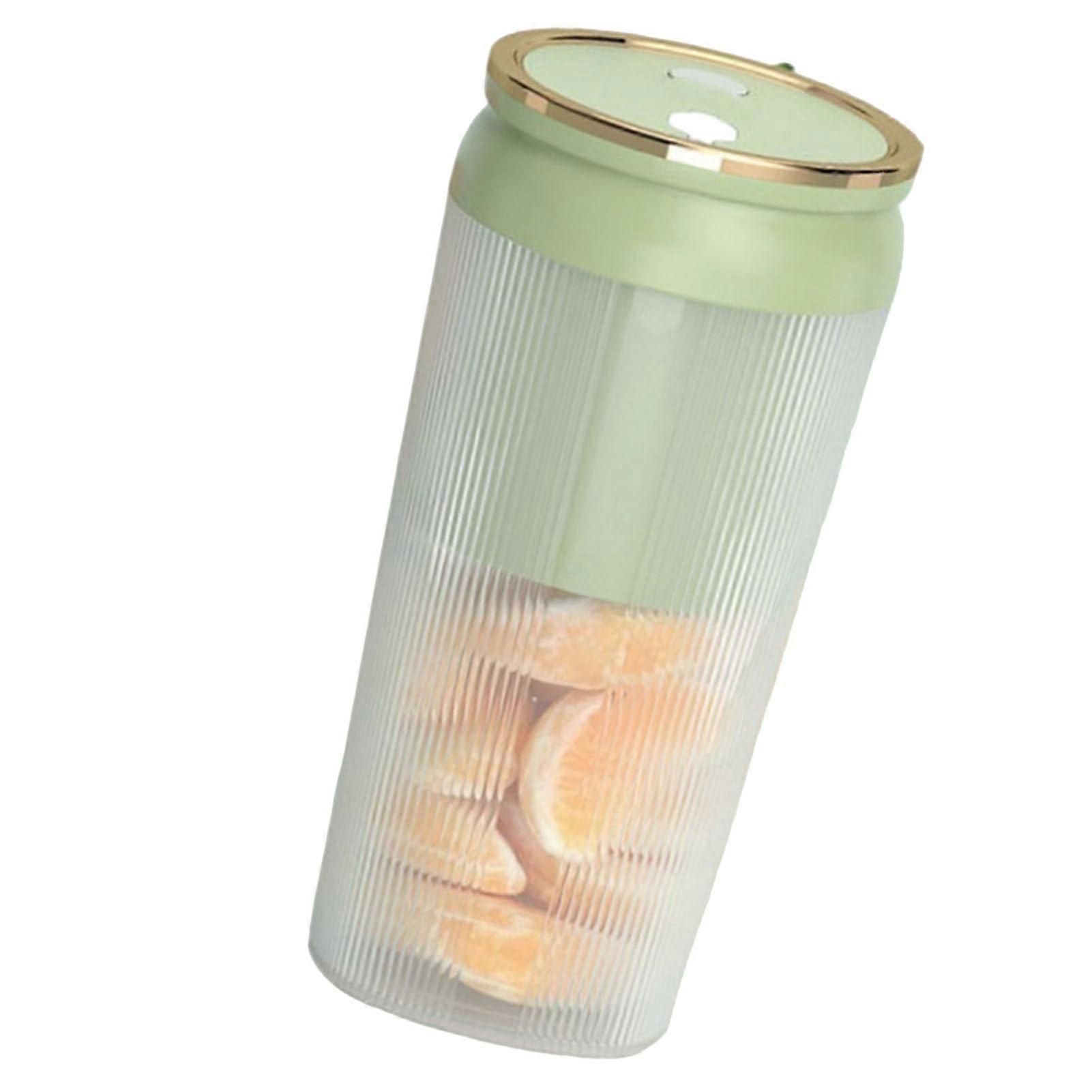 Portable USB Blender Cup 300ml Electric Smoothie Maker Mini Juicer for Fruit Shakes Home Dorm (Light Green)