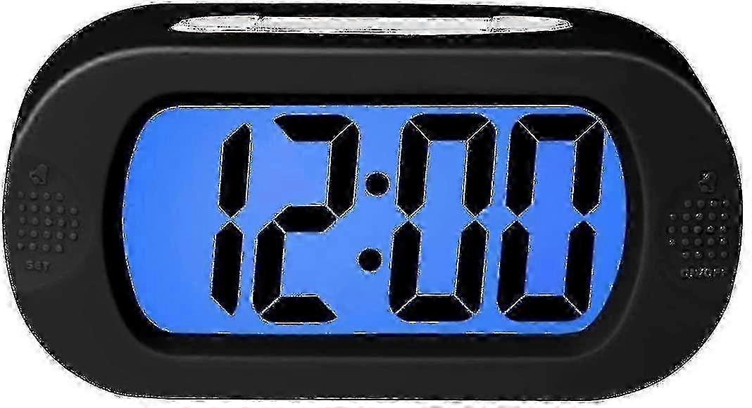 f Digital Alarm Clock, Upgraded Shockproof Lcd Display Travel Clock With Silicone(12 Hour ),hww