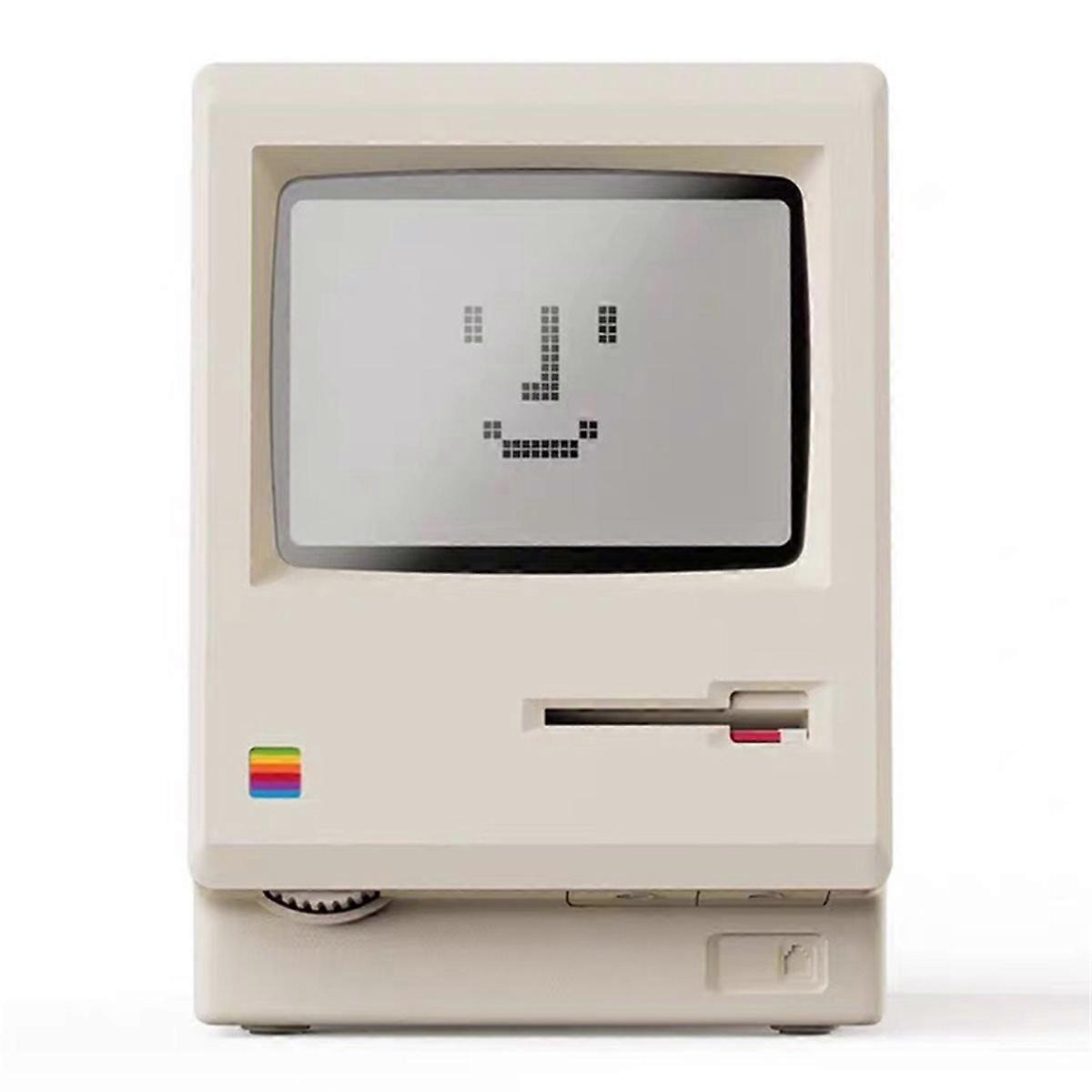  Maclock Retro Clock Creativity Alarm Clock Student Specific Wake Up Artifact Desktop Decor Compu