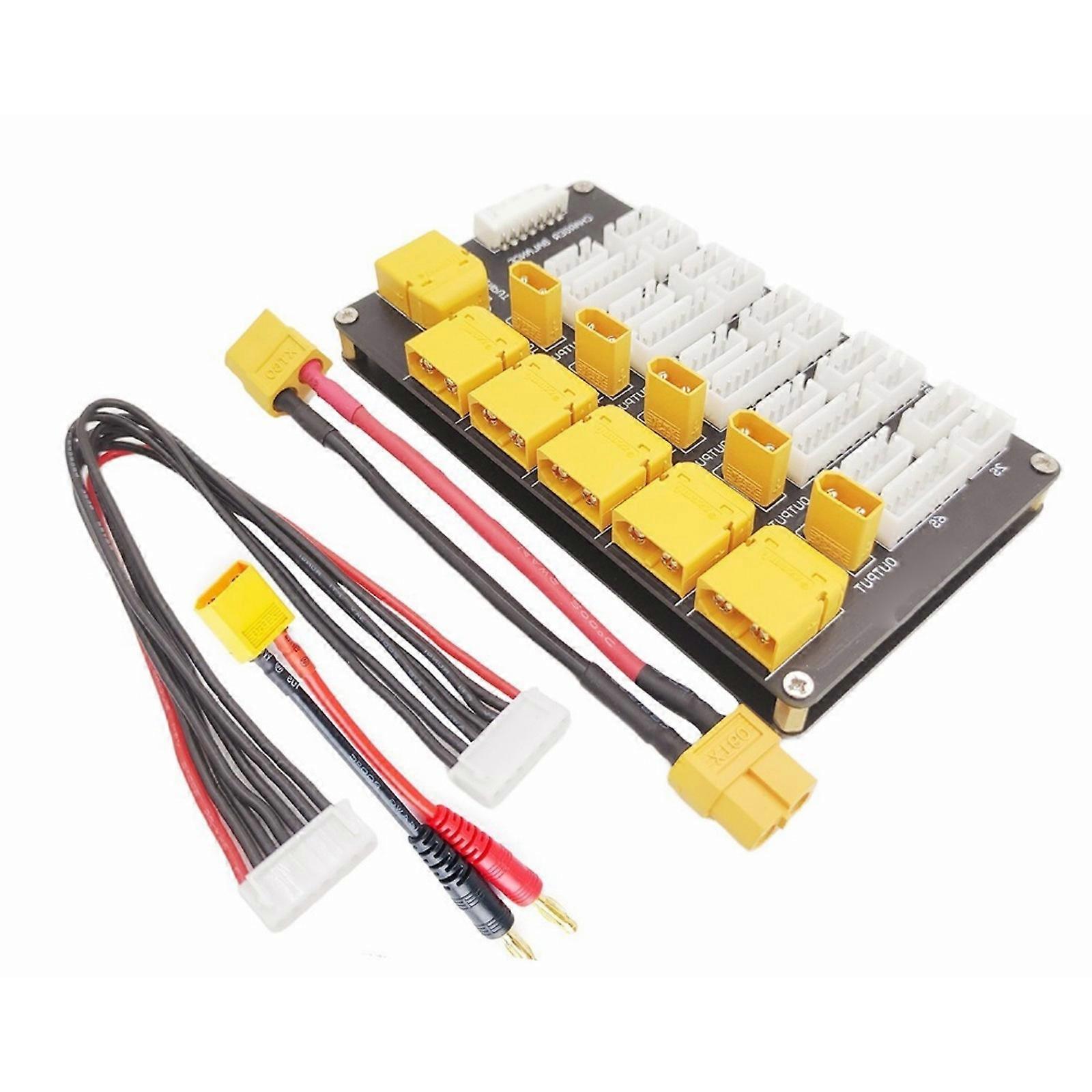 2-6S Lithium Battery Charging Board Charger for 2-6S Hobbyists Ensures Precise Balance and Long Battery Use Multicolor