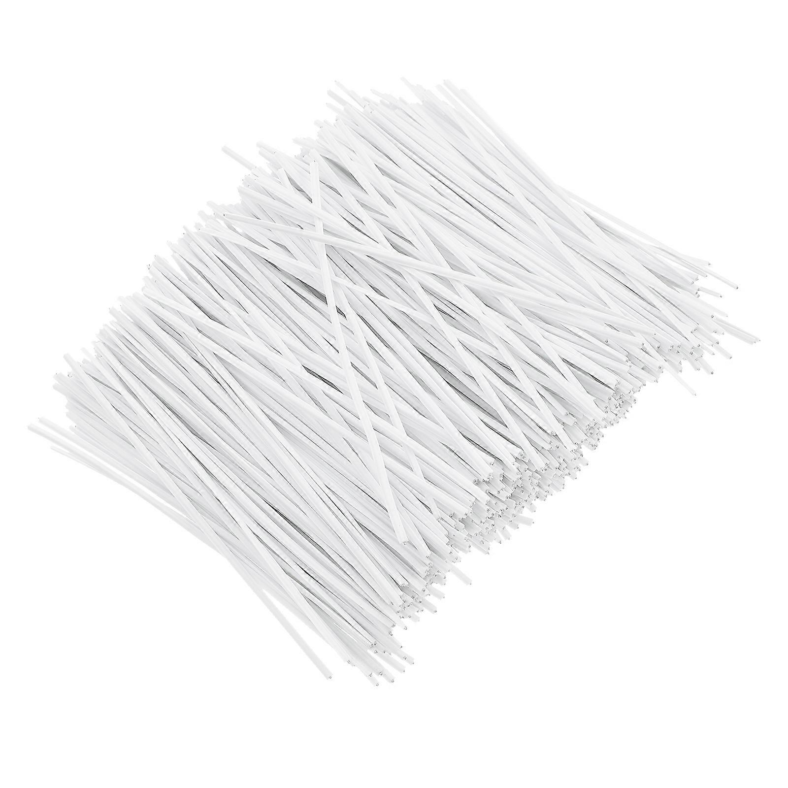 White Iron Core Ties for Cable Binding with 1000Pcs Durable