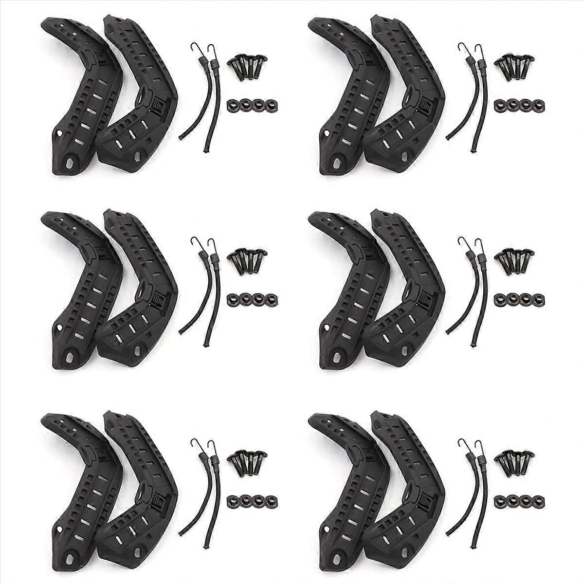 12X for FAST Helmet Rail Accessories Multifunctional DIY for Protective Gear Arc Portable Helmet Rai