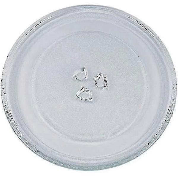 Universal Microwave Turntable Glass Plate With 3 Brackets, 245 mm