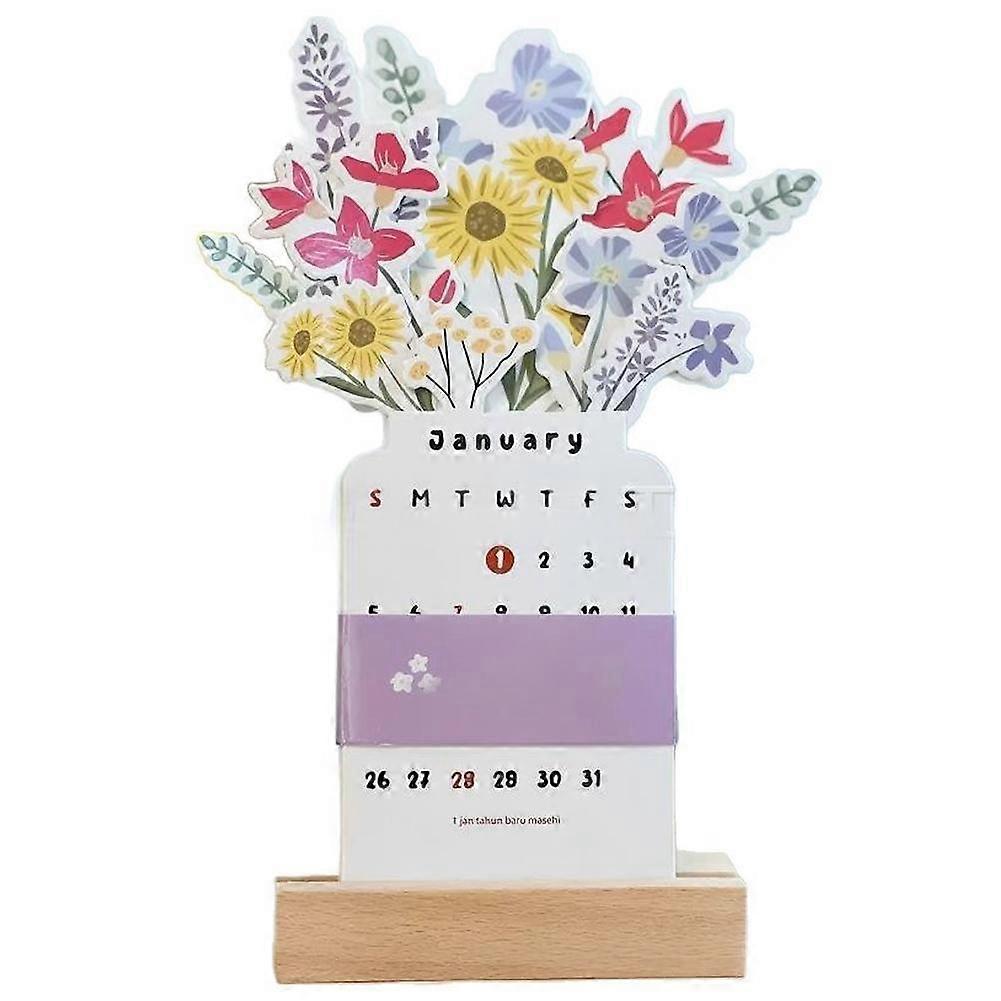 2026 Minimalist Desk Calendar High Quality Paper Clear Print Multi Functional Memo Notes Stylish Design