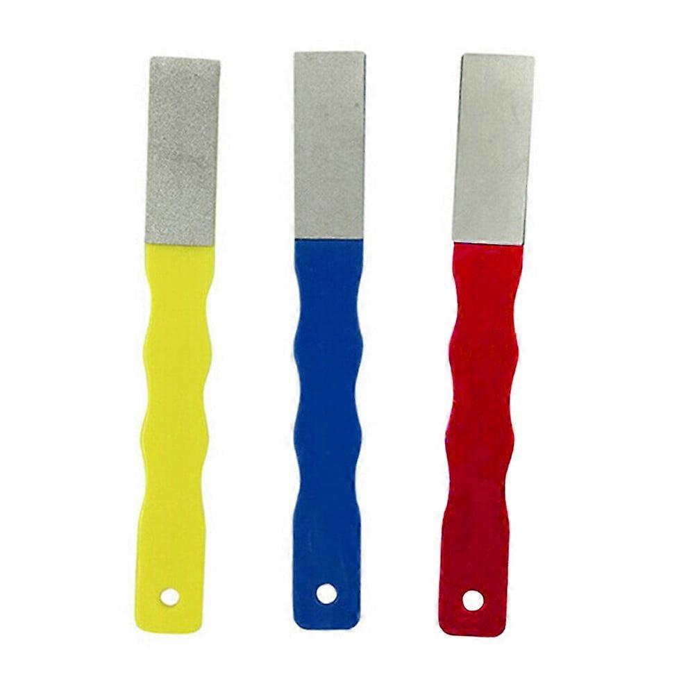 3Pcs/Set Diamond Files Sharpener Whetstone Hand Tools Grinding Blade Portable