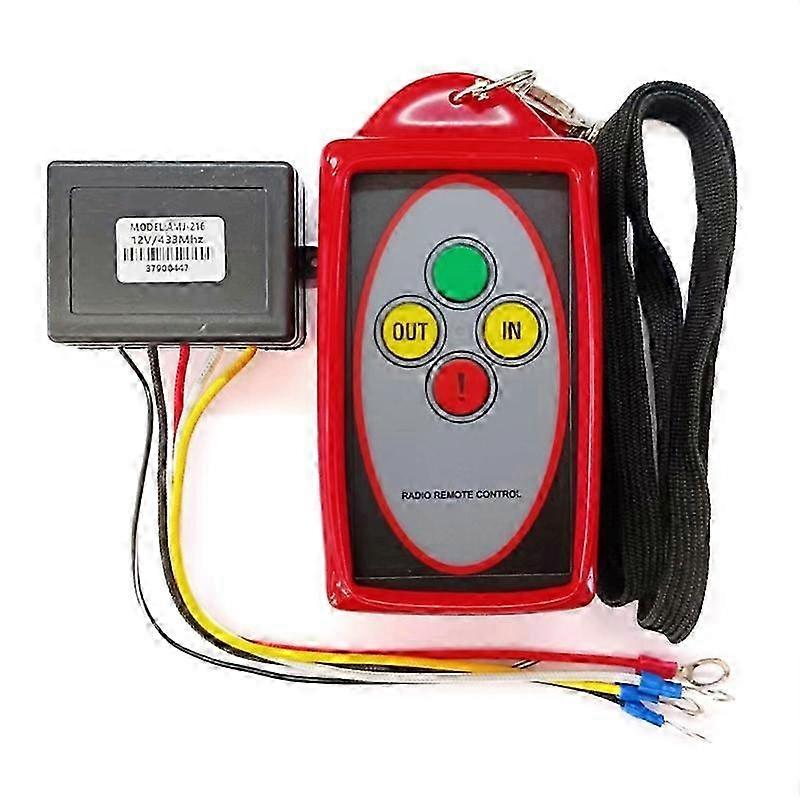 Wireless Winch DC12V 433MHz Waterproof Switch Handset Controller for ATV SUV