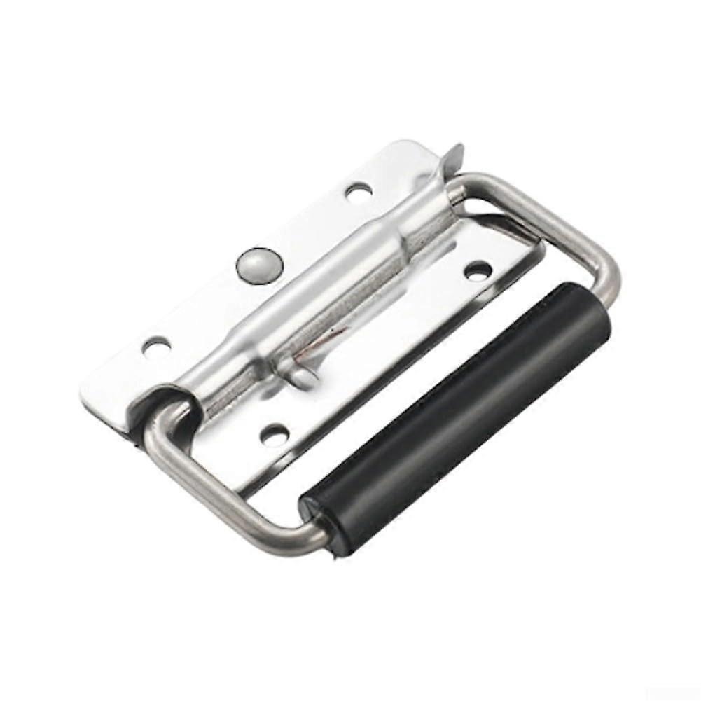 Stainless Steel Spring Pull Handle 100mm for Cabinets and Tool Boxes with Auto Rebound