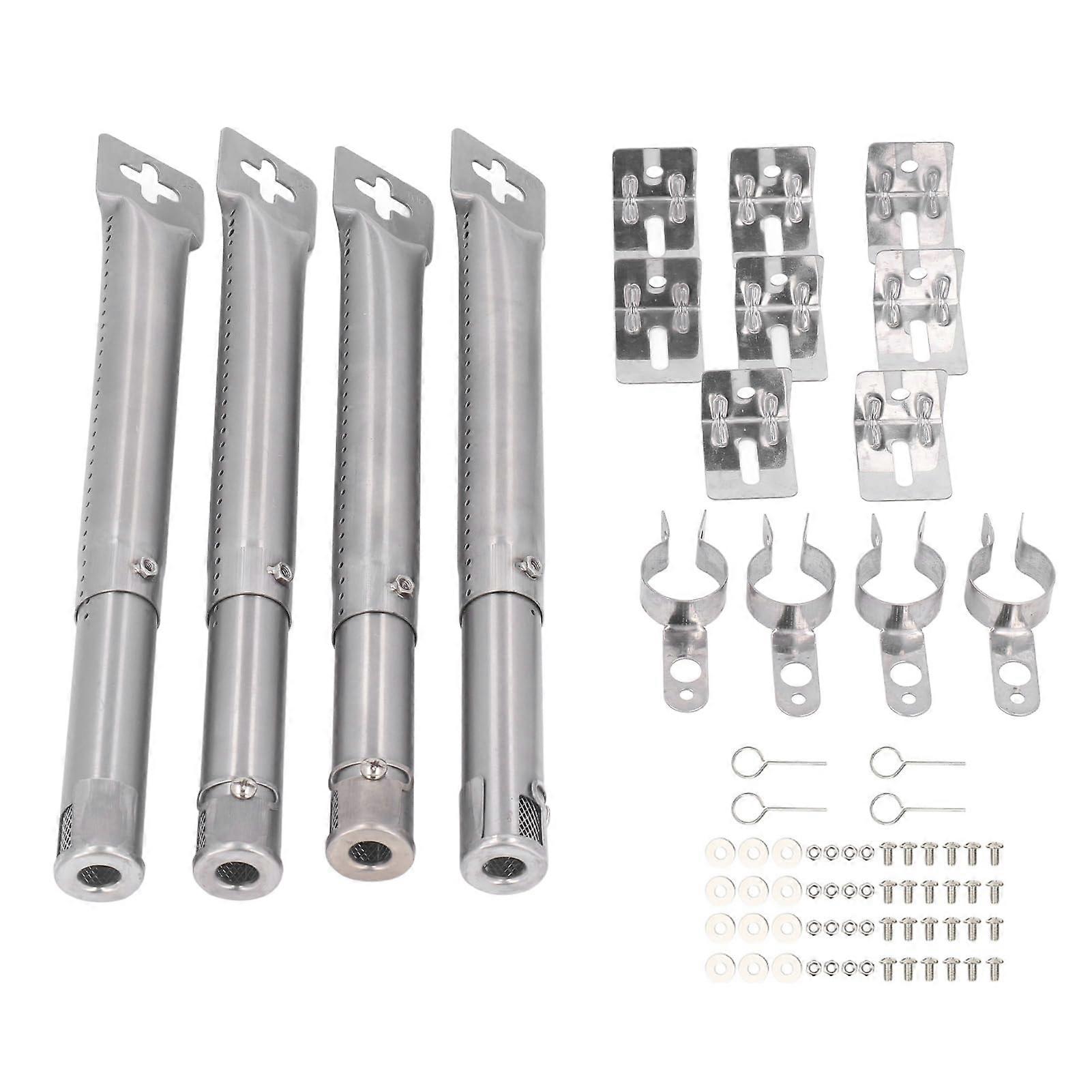 Universal Steel Oven Replacement Tube Kit, Wide Compatibility, 4 Tubes with Gaskets and Nuts
