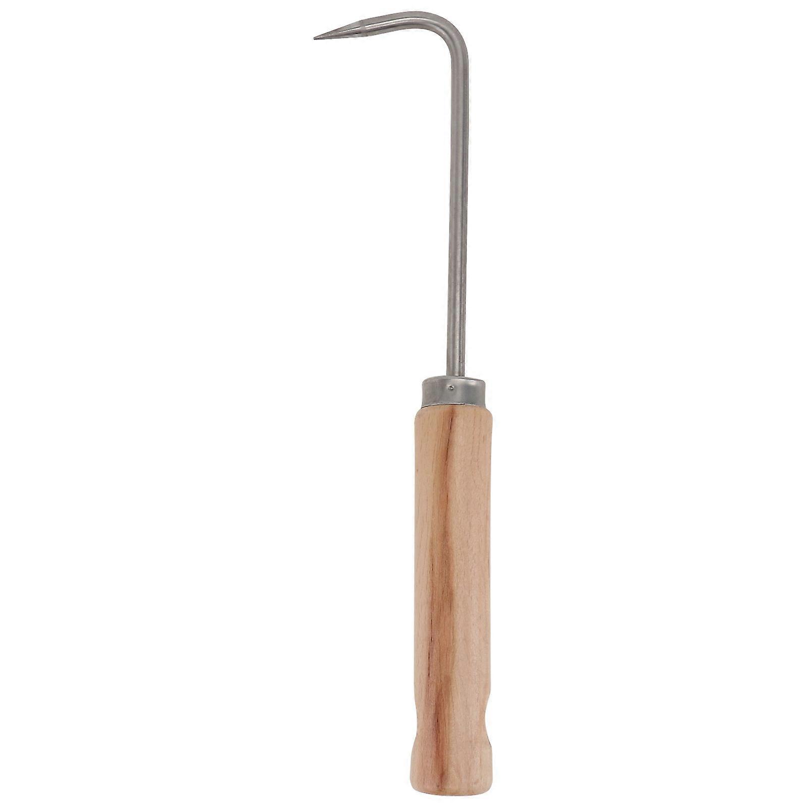 Manual Weeding Tool Garden Root Remover with Single-Claw Hook
