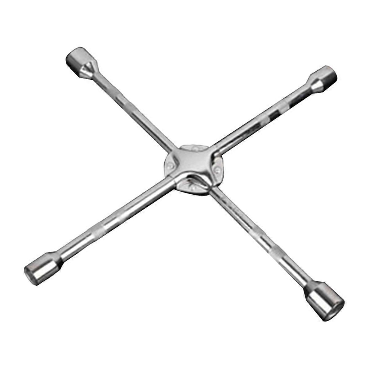 Universal Wrench Socket Set for Tire and Wheel Removal, 18-Inch Smooth Handle with 17-19-21-23mm