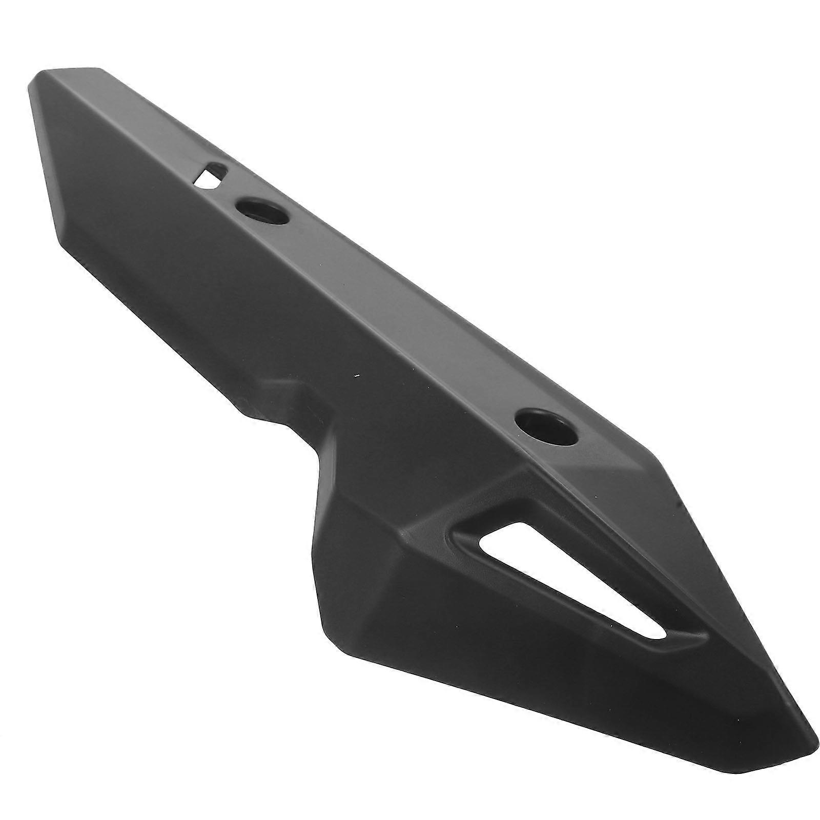 Heat Shield Exhaust Protector Cover for Motorcycle Black Durable Plastic